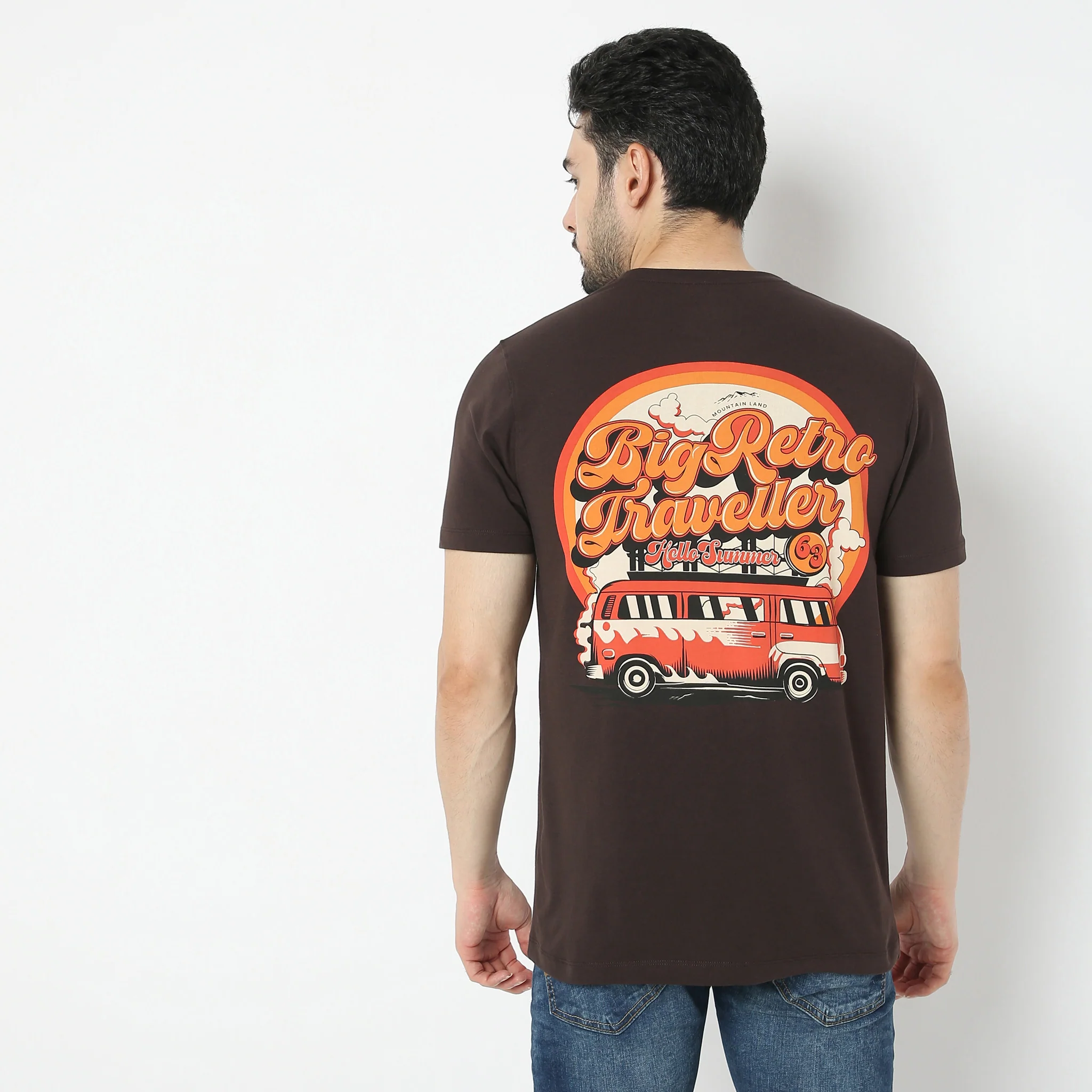 Large Graphic Front & Back Tees - Cotton With E-Fast® Stretch Jersey - Regular Fit T-Shirt - Image 3