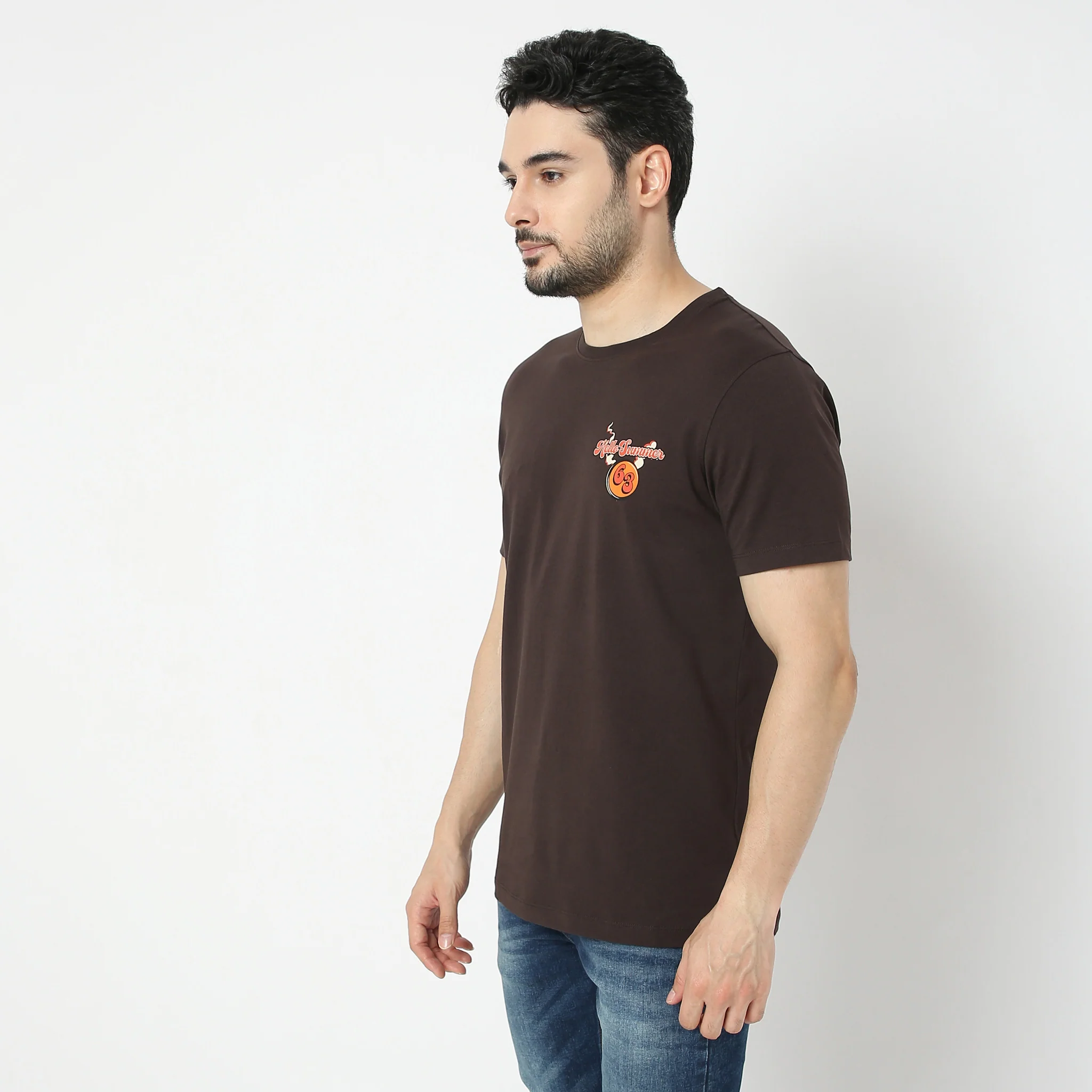 Large Graphic Front & Back Tees - Cotton With E-Fast® Stretch Jersey - Regular Fit T-Shirt - Image 4