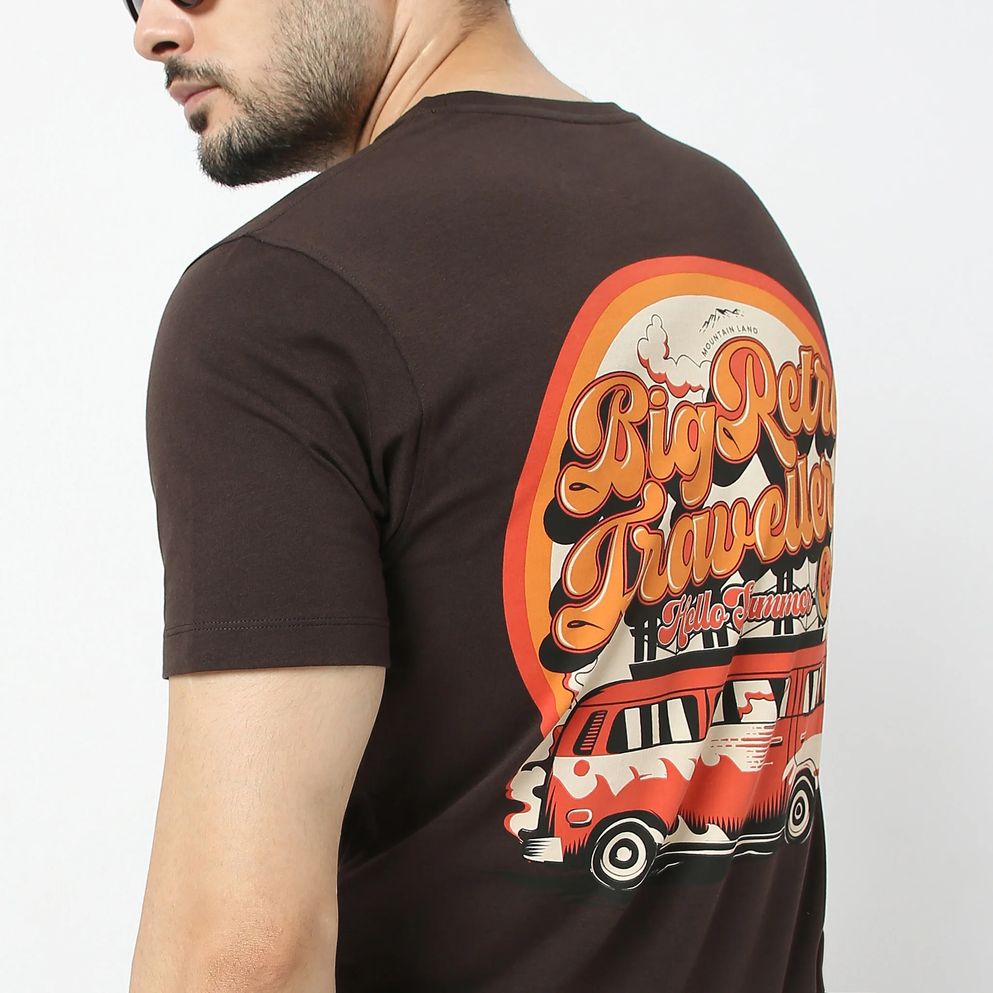 Large Graphic Front & Back Tees - Cotton With E-Fast® Stretch Jersey - Regular Fit T-Shirt - Image 5