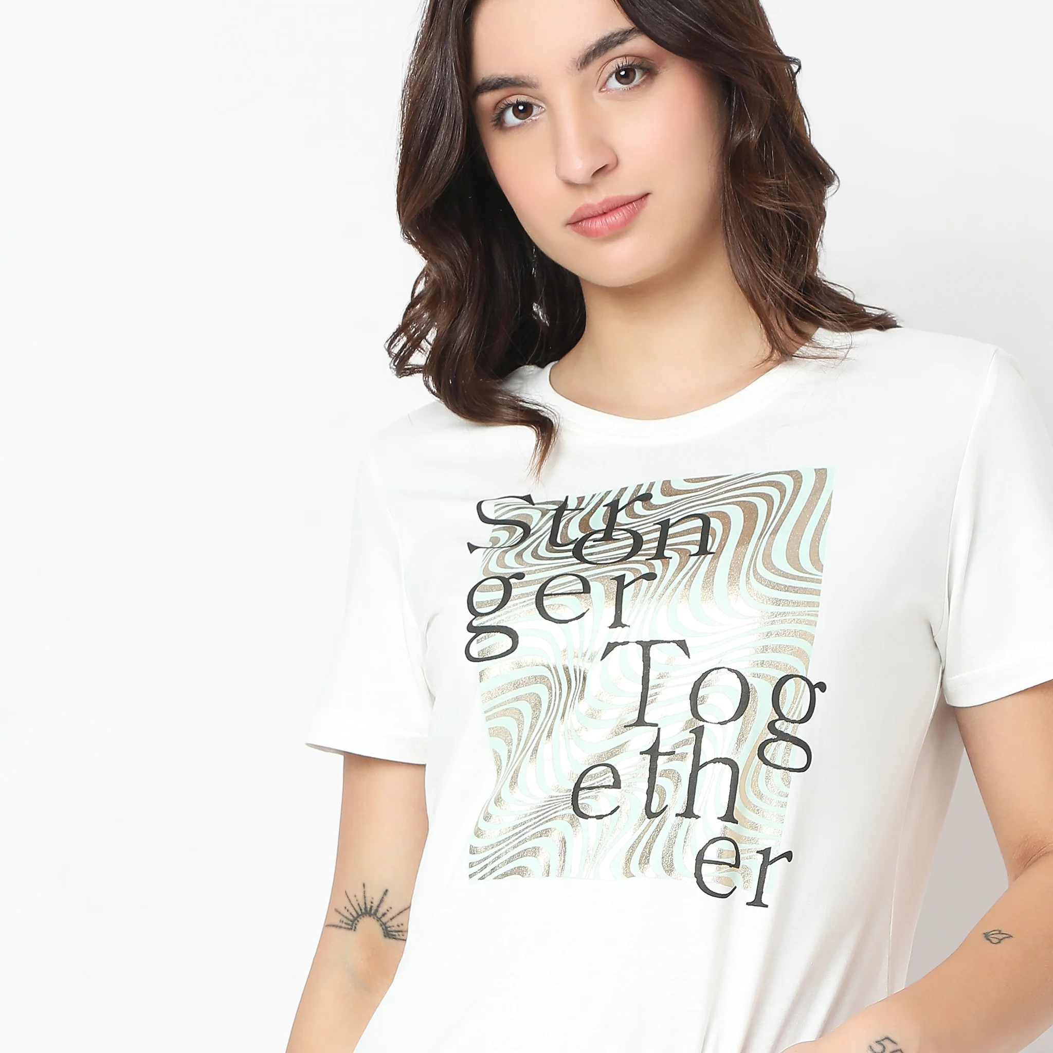 Knitted Graphic T-Shirt - Image 5
