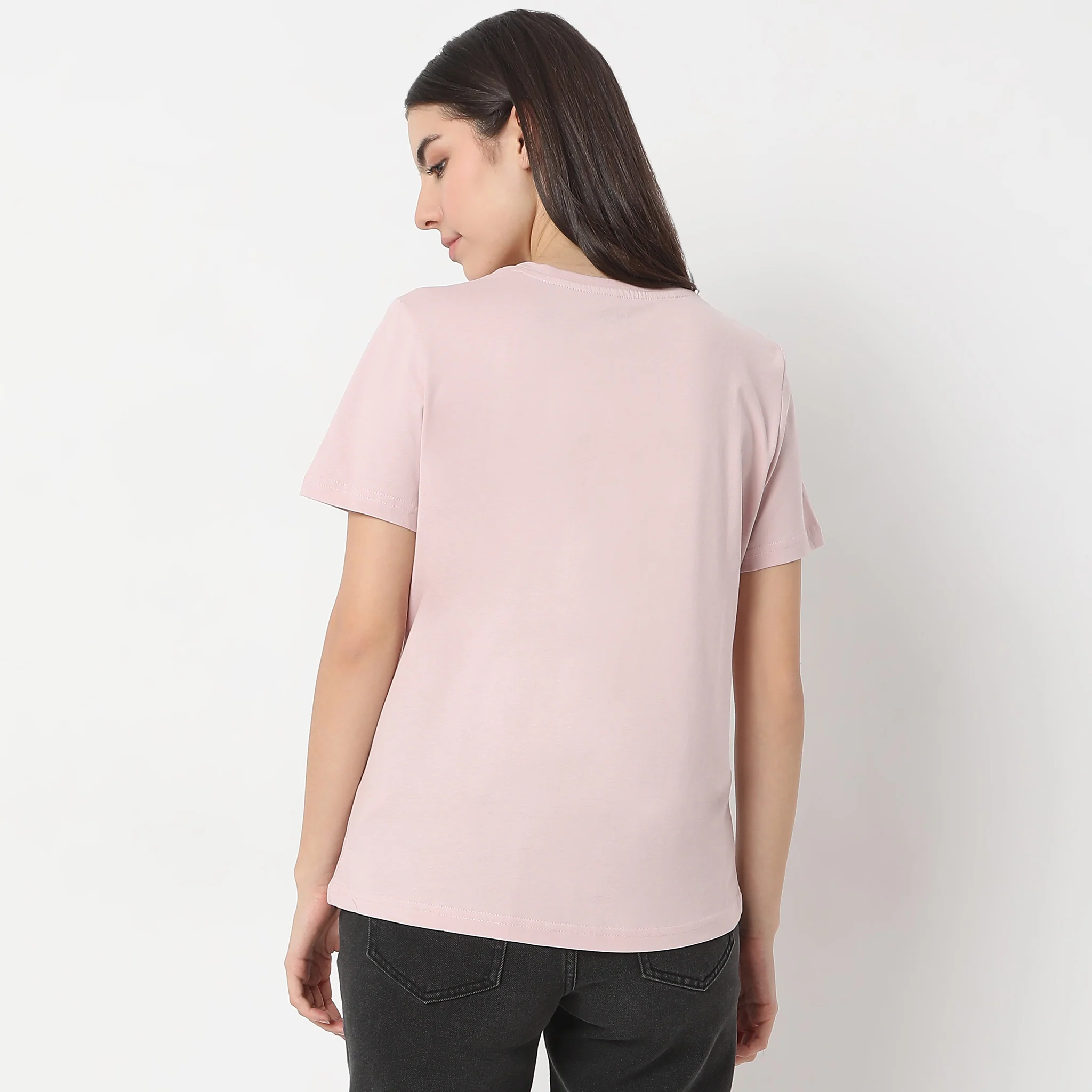 Chest Print Graphic Short Sleeve T-Shirt - Image 3