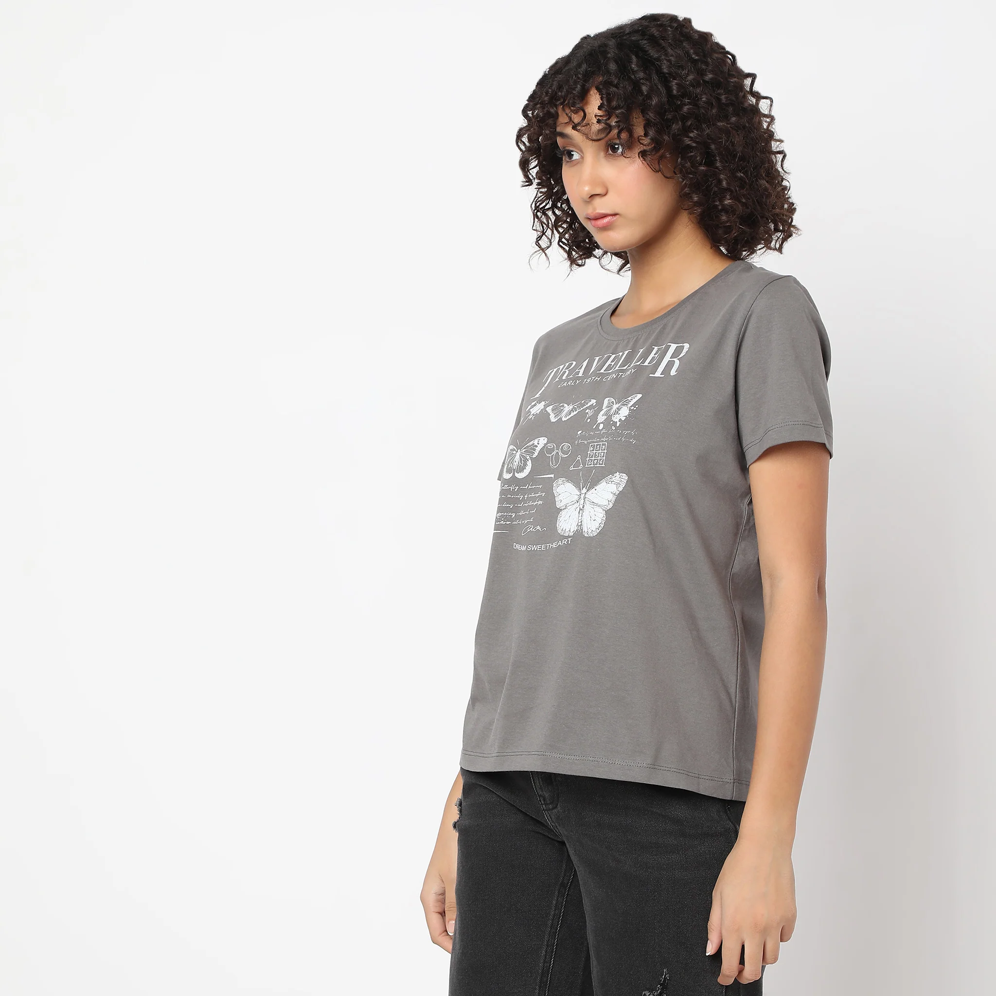 Knitted Graphic T-Shirt - Image 4