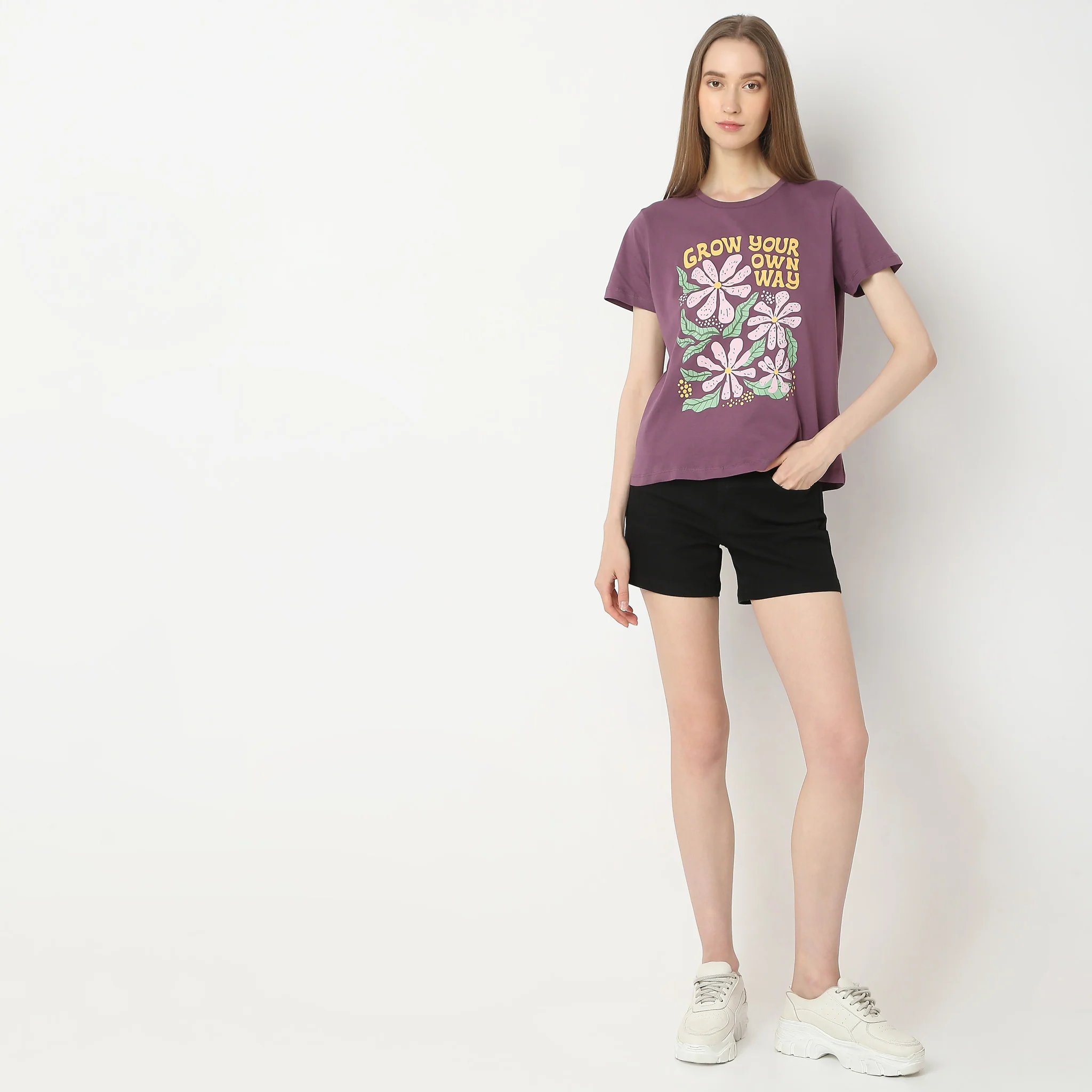Knitted Graphic T-Shirt - Image 2