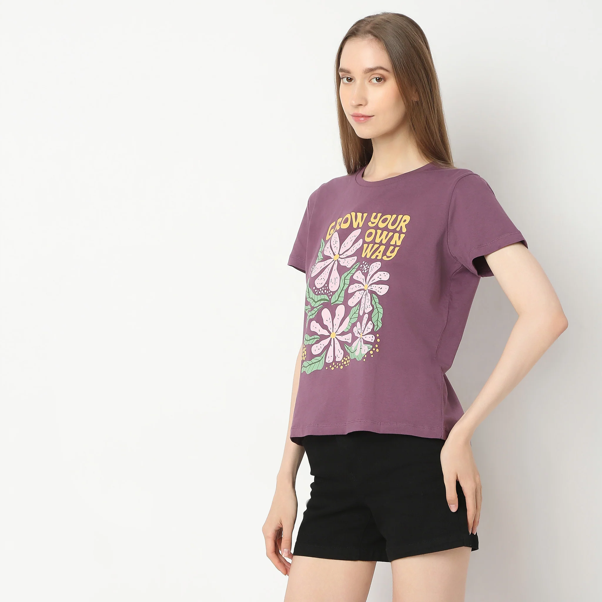 Knitted Graphic T-Shirt - Image 4