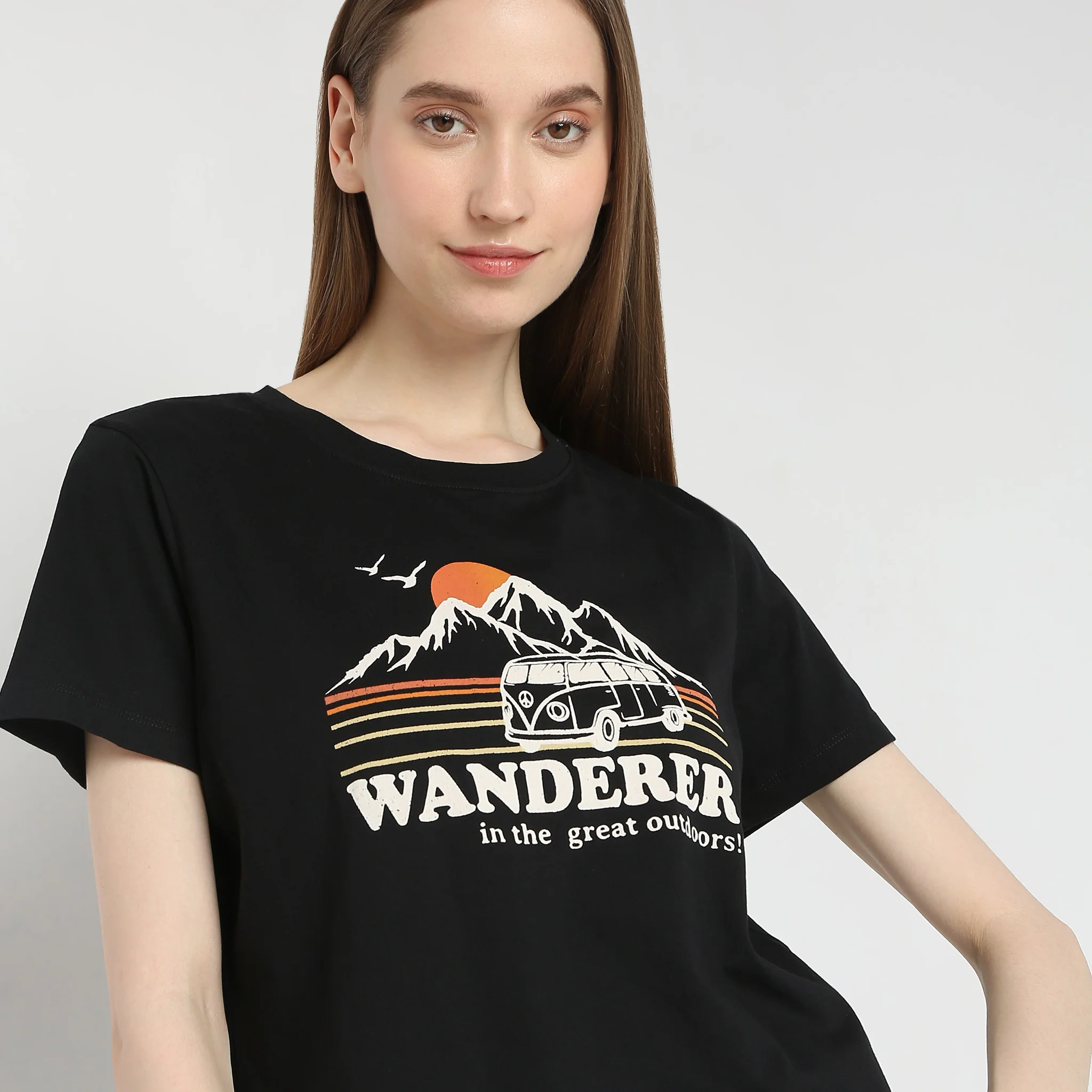 Cotton Knitted Graphic T-Shirt - Image 5