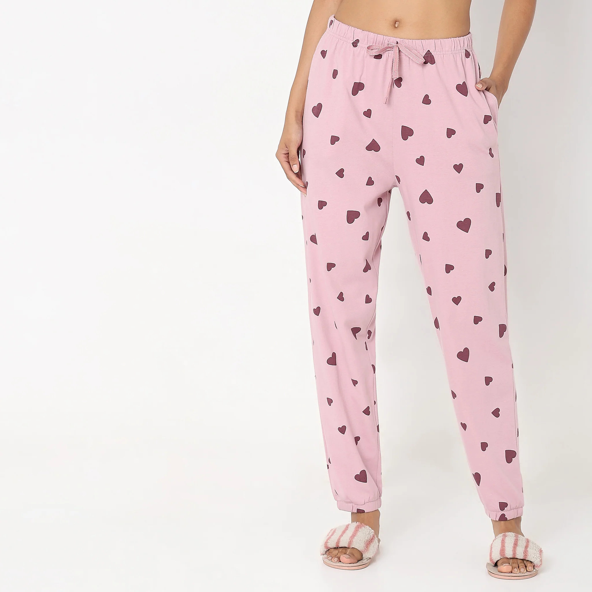 Knitted Heart T-Shirt With Pyjama Sleepwear Set - Image 6