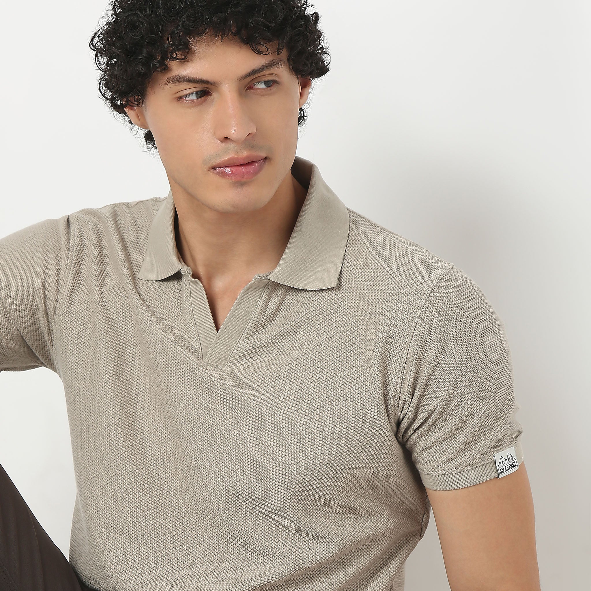 Jacquard Island Polo T-Shirt - Image 14
