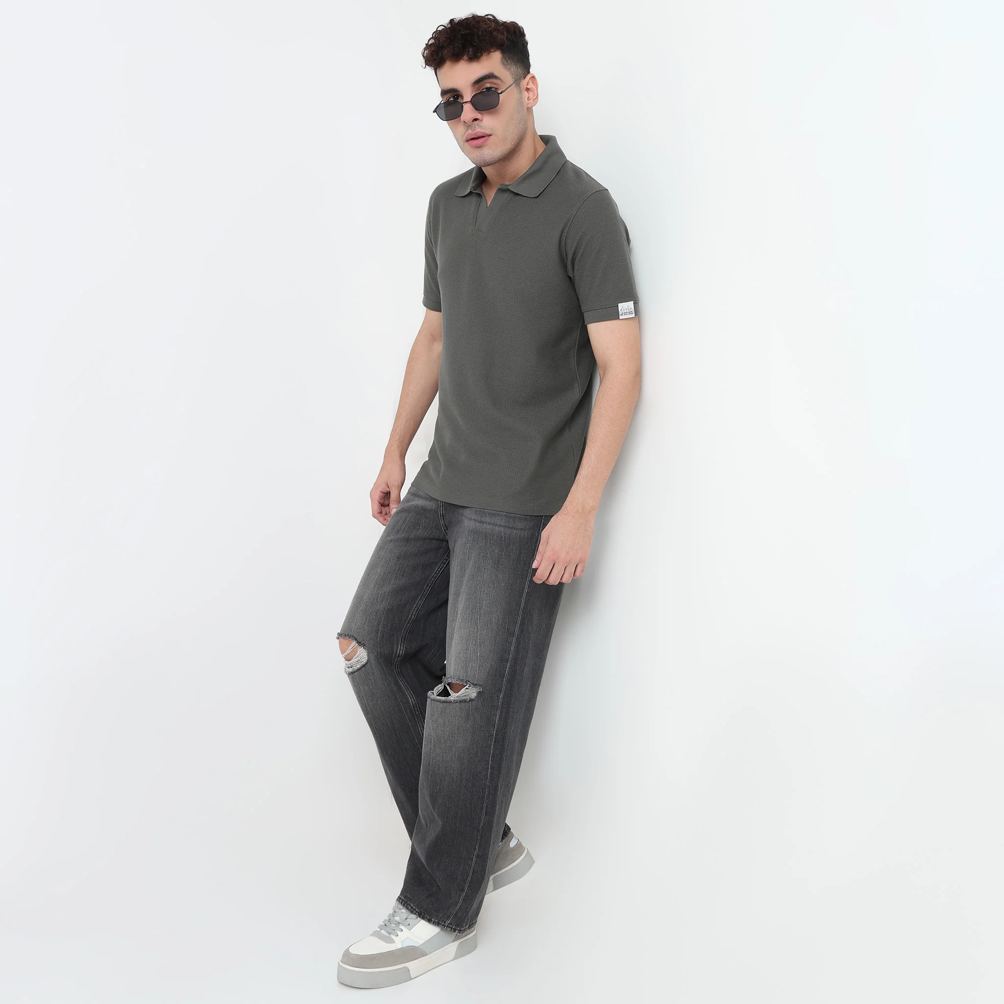 Jacquard Island Polo T-Shirt - Image 24