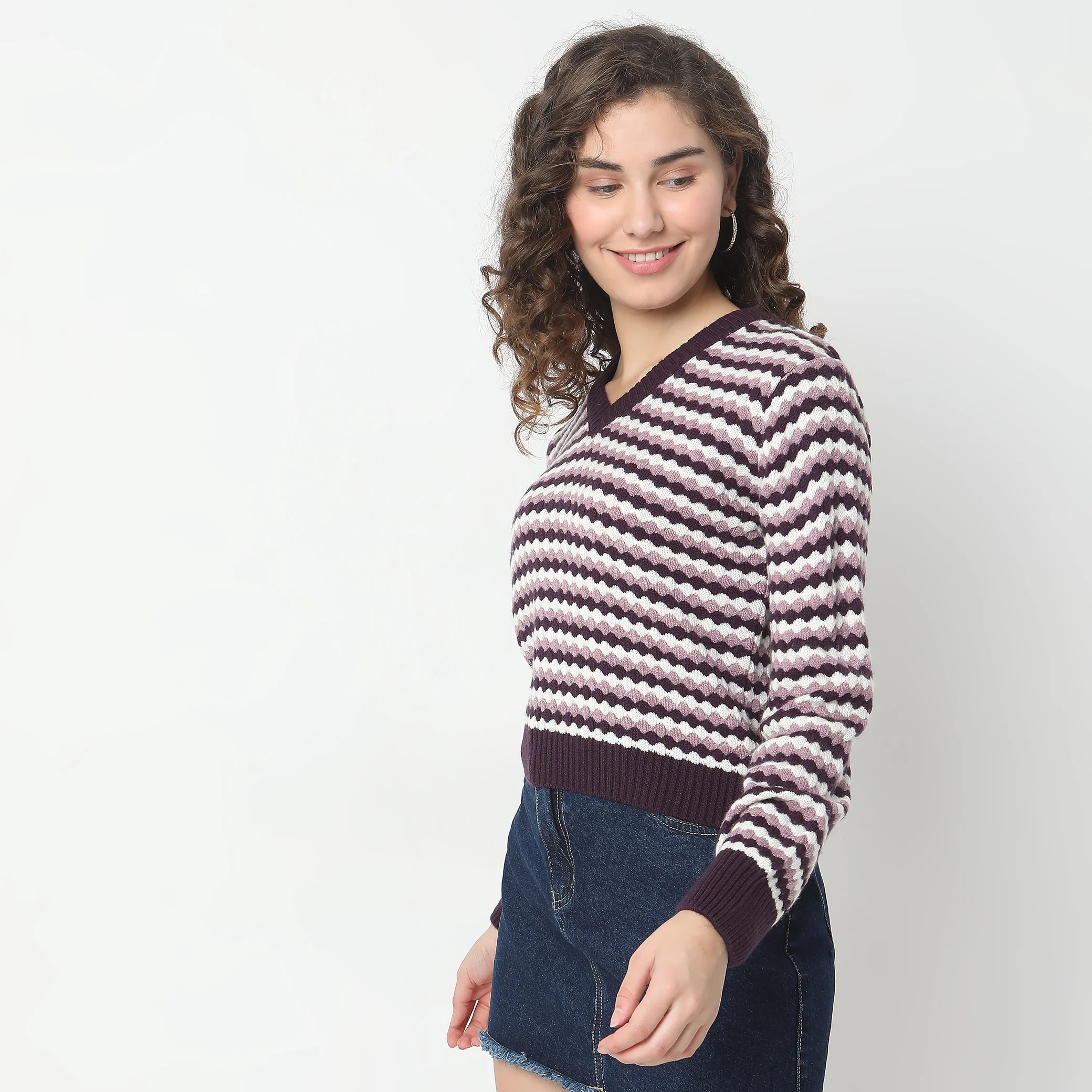 Regular Fit Jacquard Sweater - Image 10