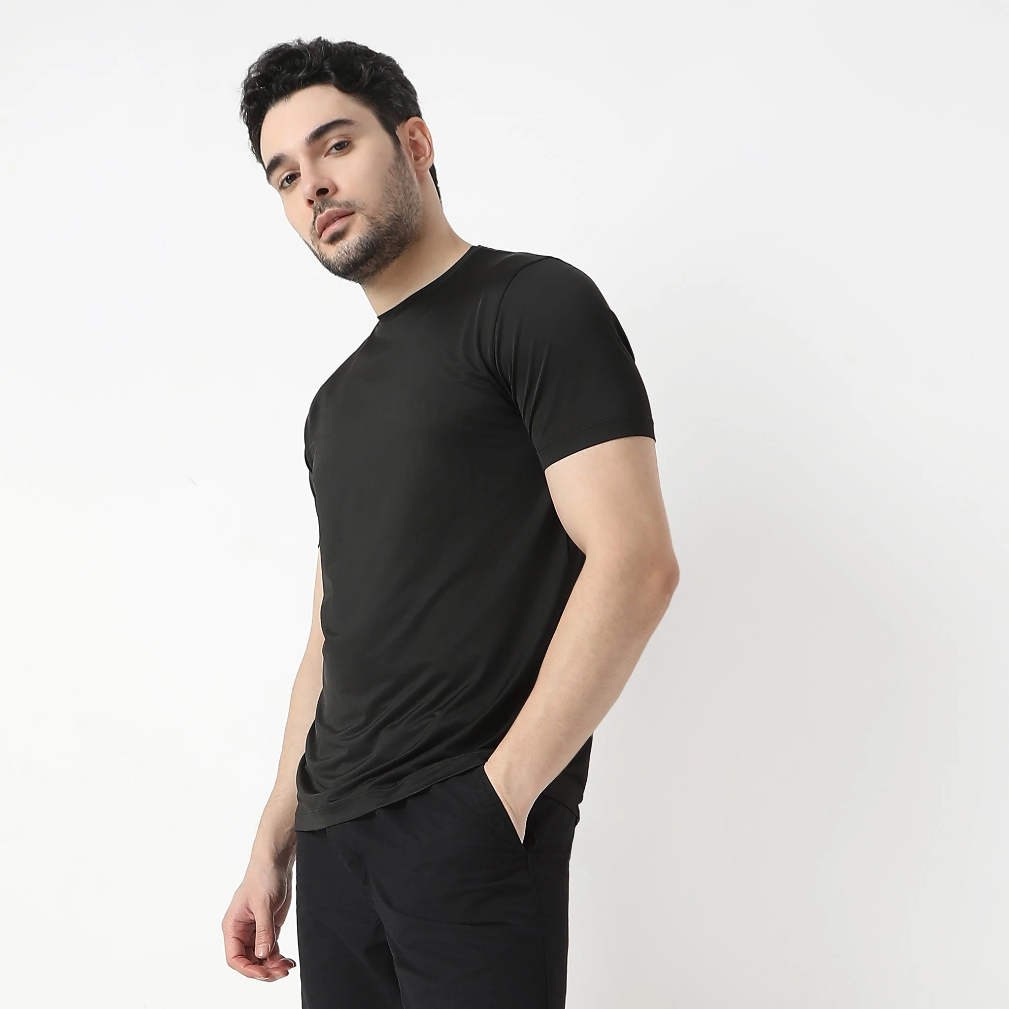 AirDry® Gym Tee - Work Out With E-Fast® Stretch-Made For Movement - Image 24