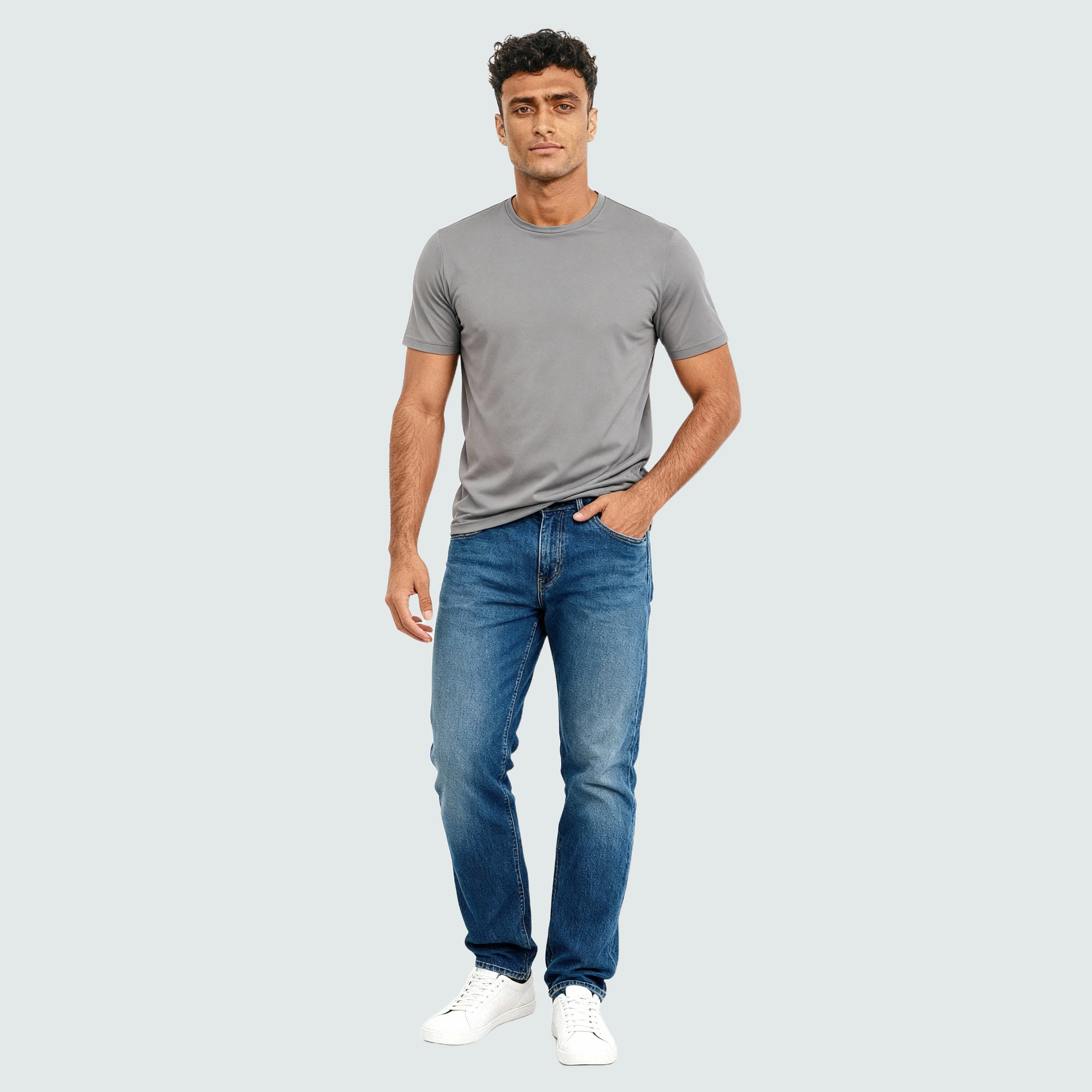AirDry® Gym Tee - Work Out With E-Fast® Stretch-Made For Movement - Image 25