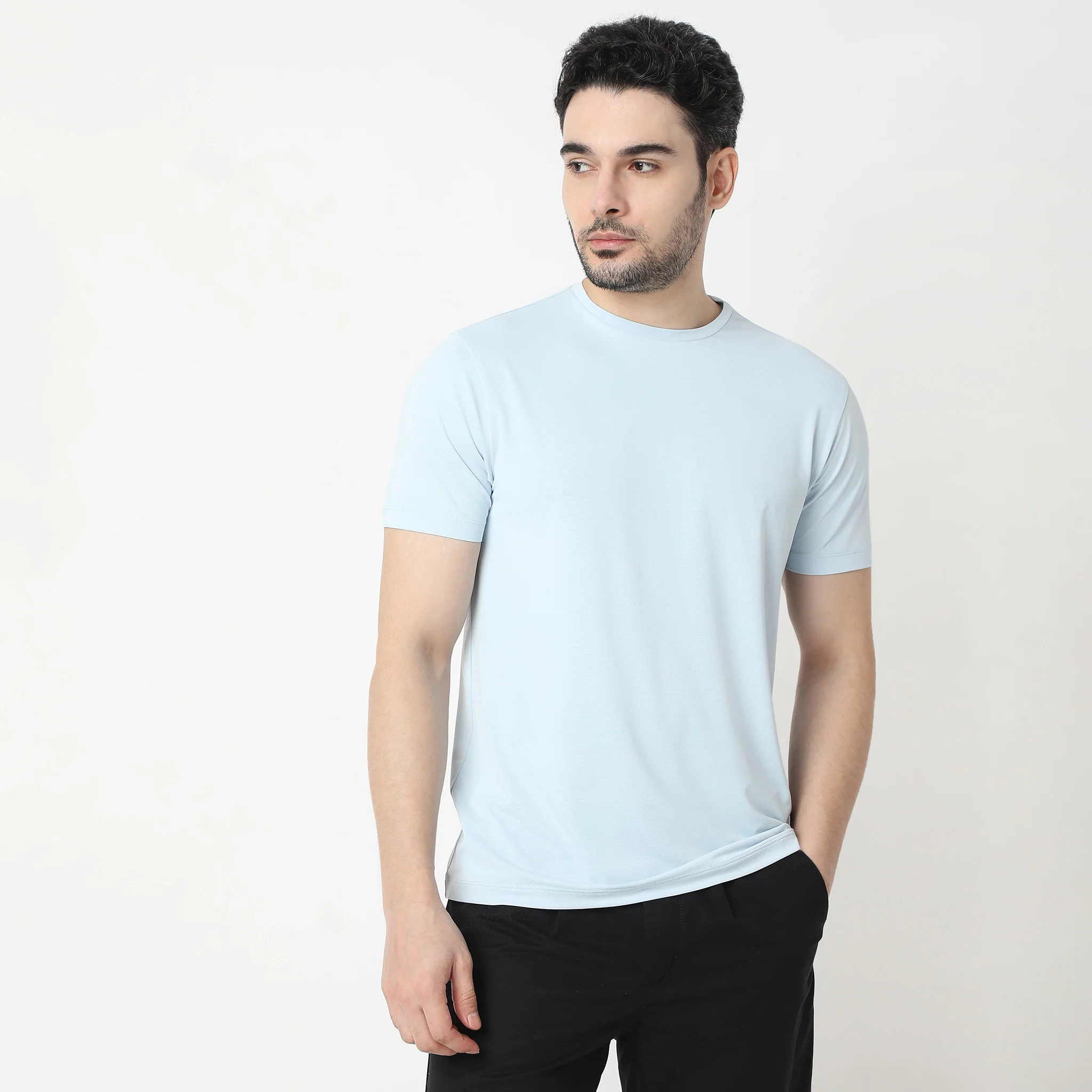AirDry® Gym Tee - Work Out With E-Fast® Stretch-Made For Movement - Image 46