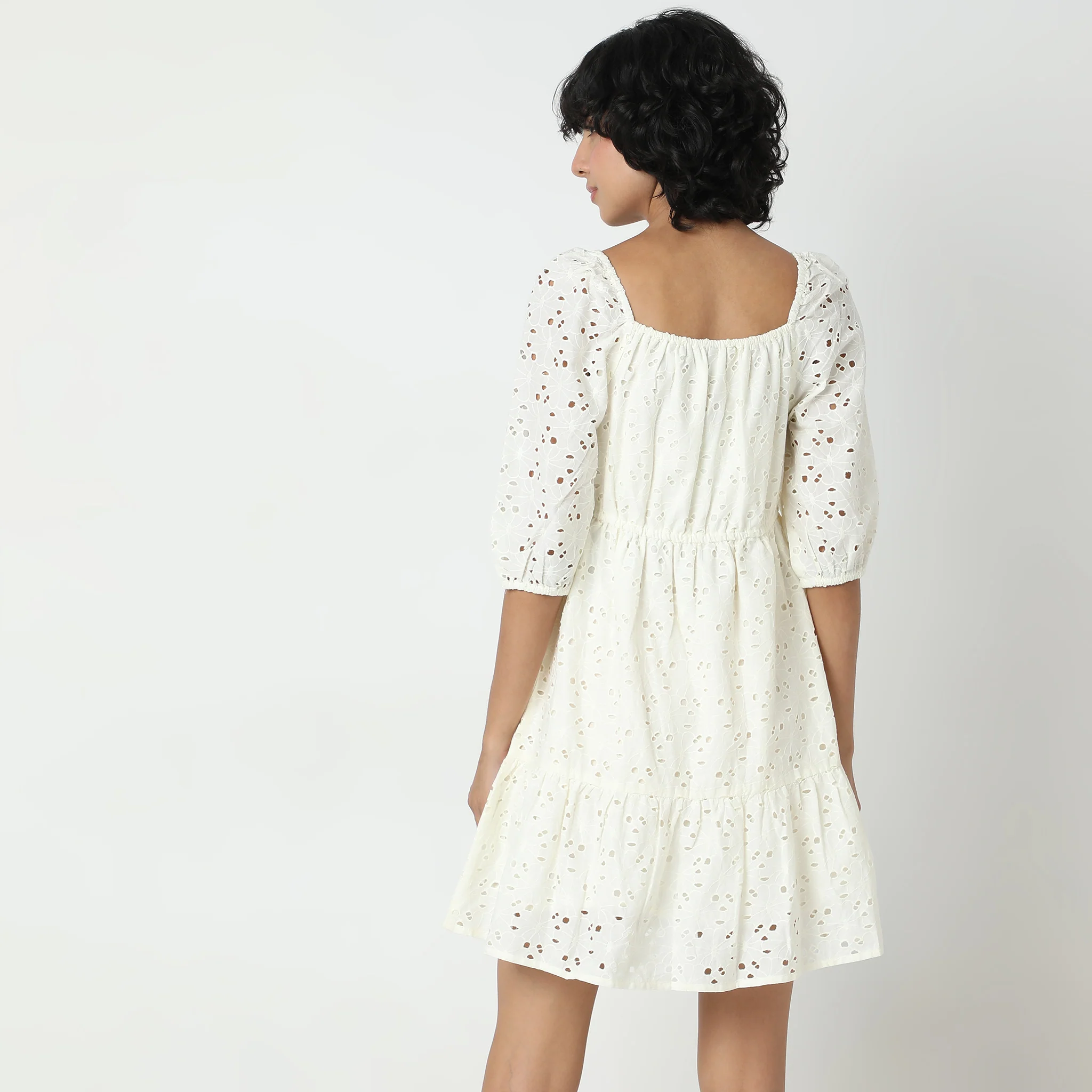 Regular Fit Lace Dress - Image 3