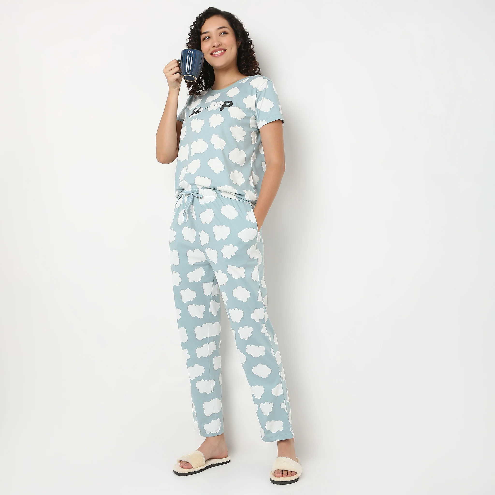 Printed Lounge Pyjama - Image 6