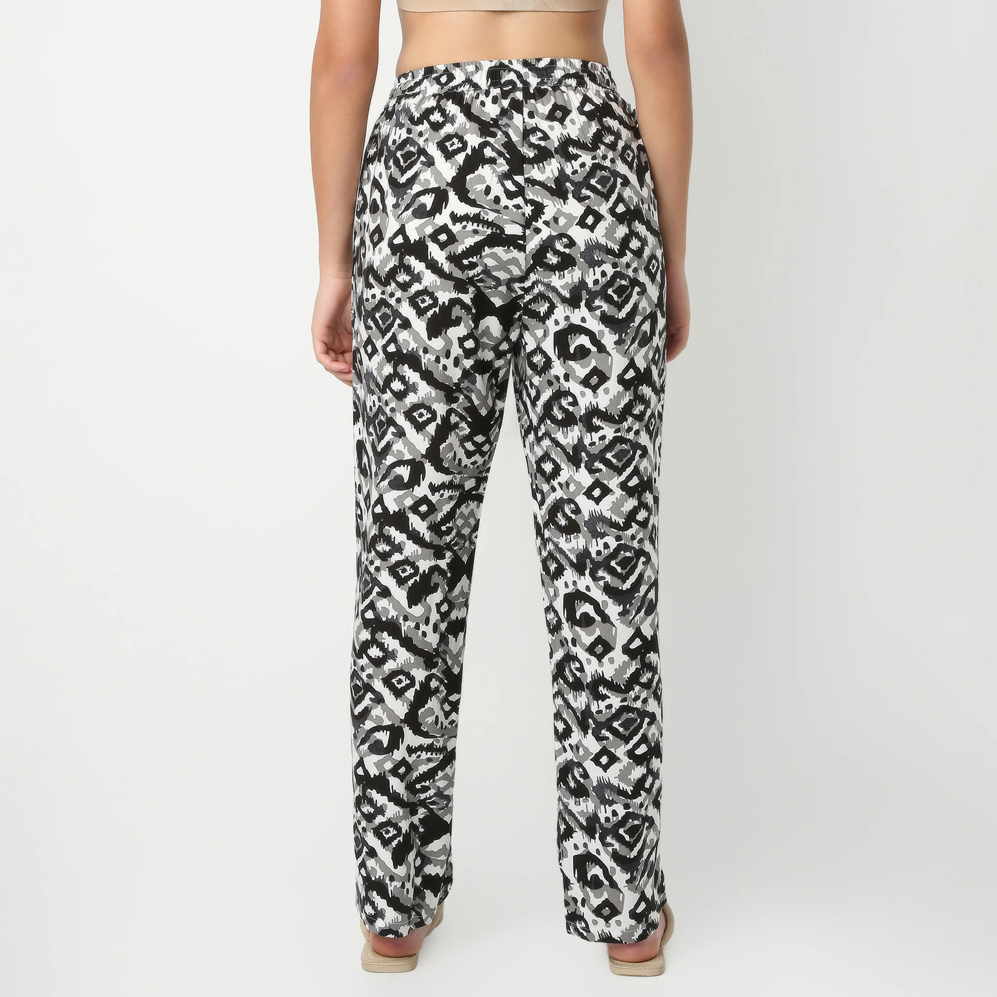 Ankle Length Printed Lounge Pyjamas - Image 3