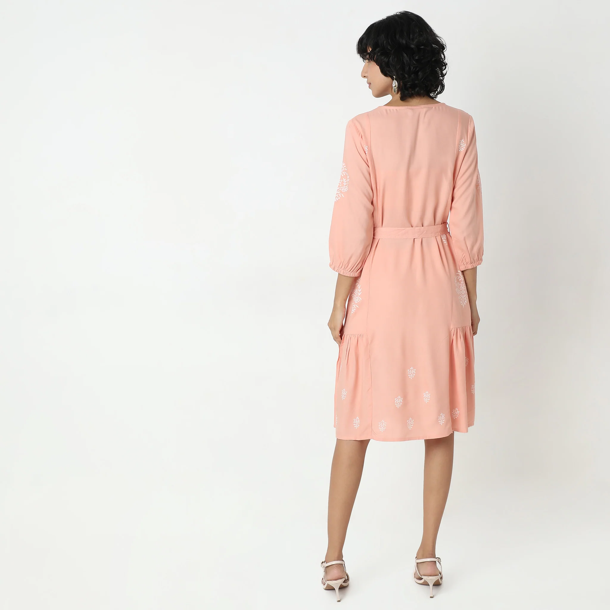 Regular Fit Printed Dress - Image 3