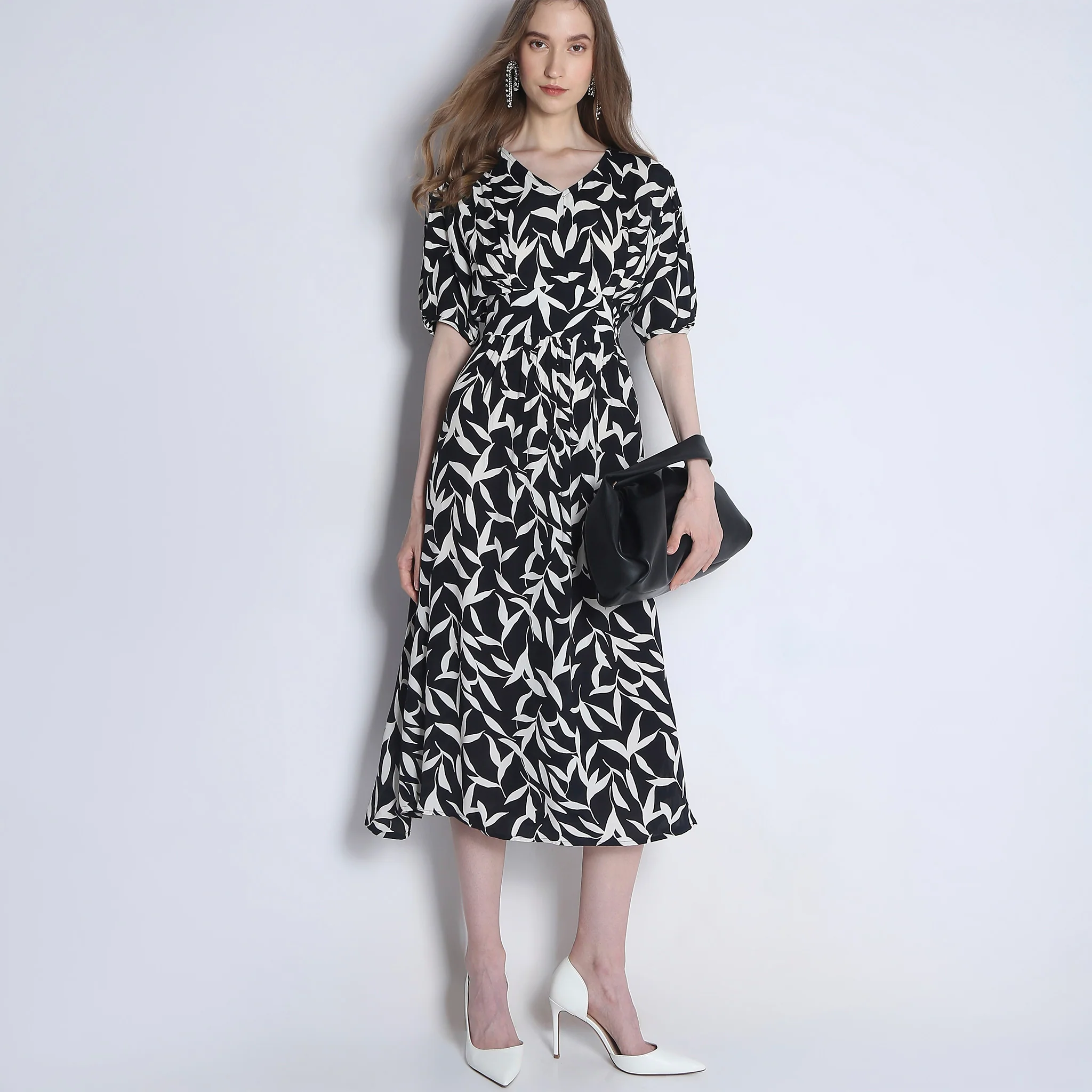 Regular Fit Printed Dress