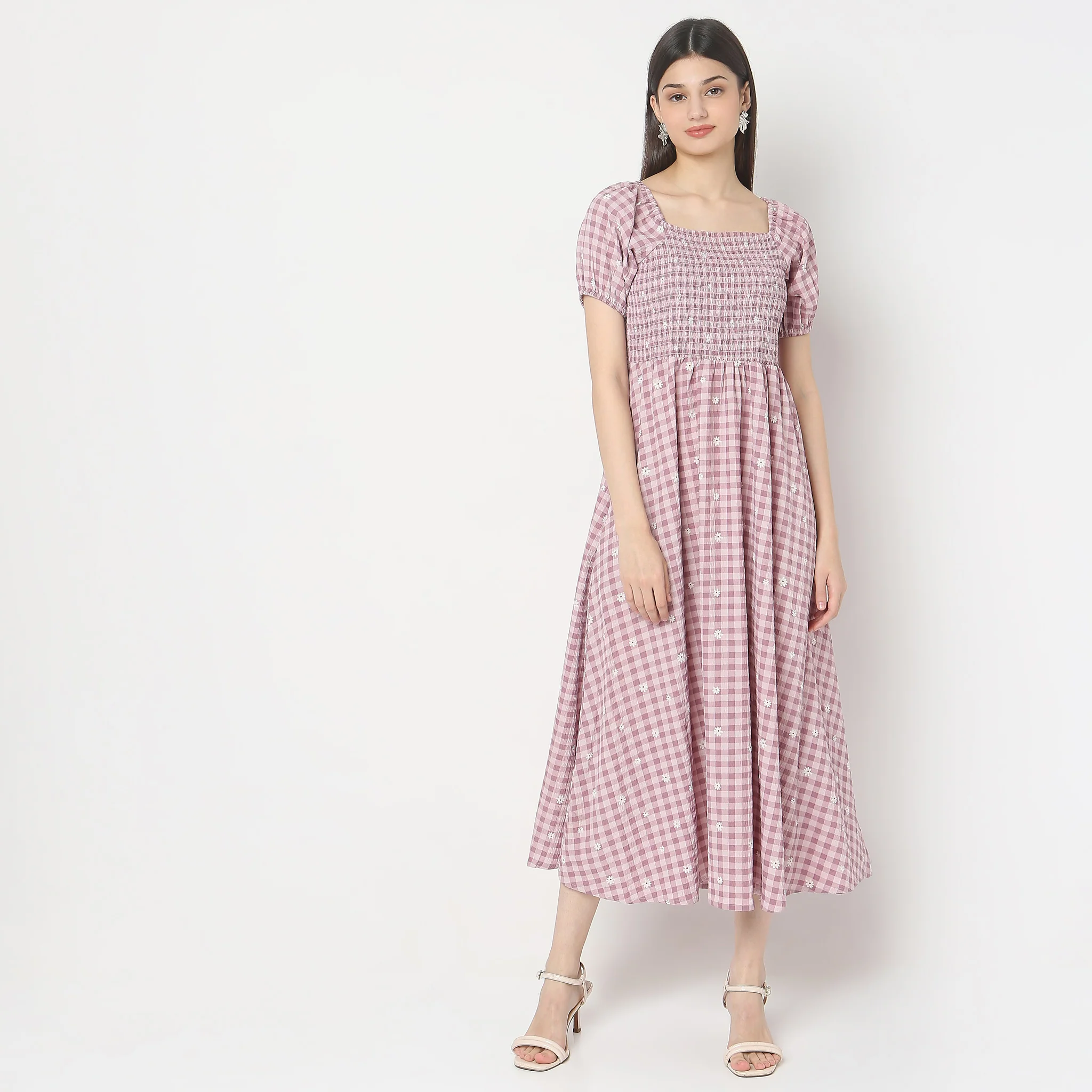 Regular Fit Printed Dress - Image 2