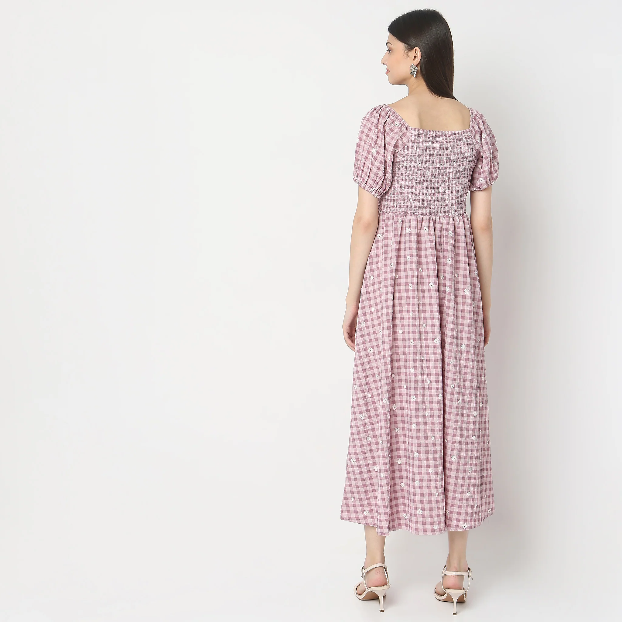Regular Fit Printed Dress - Image 3