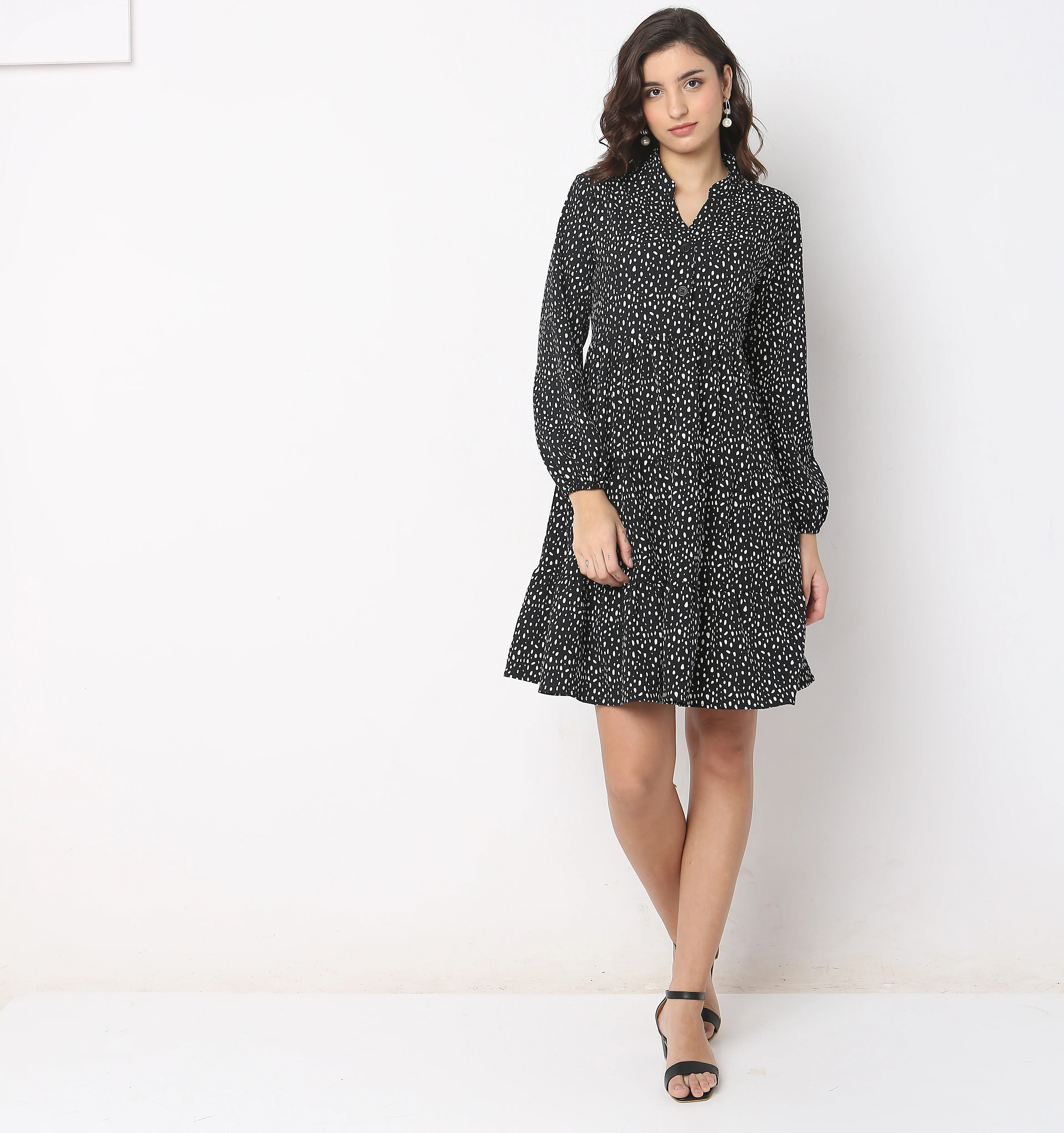 Regular Fit Printed Dress - Image 2