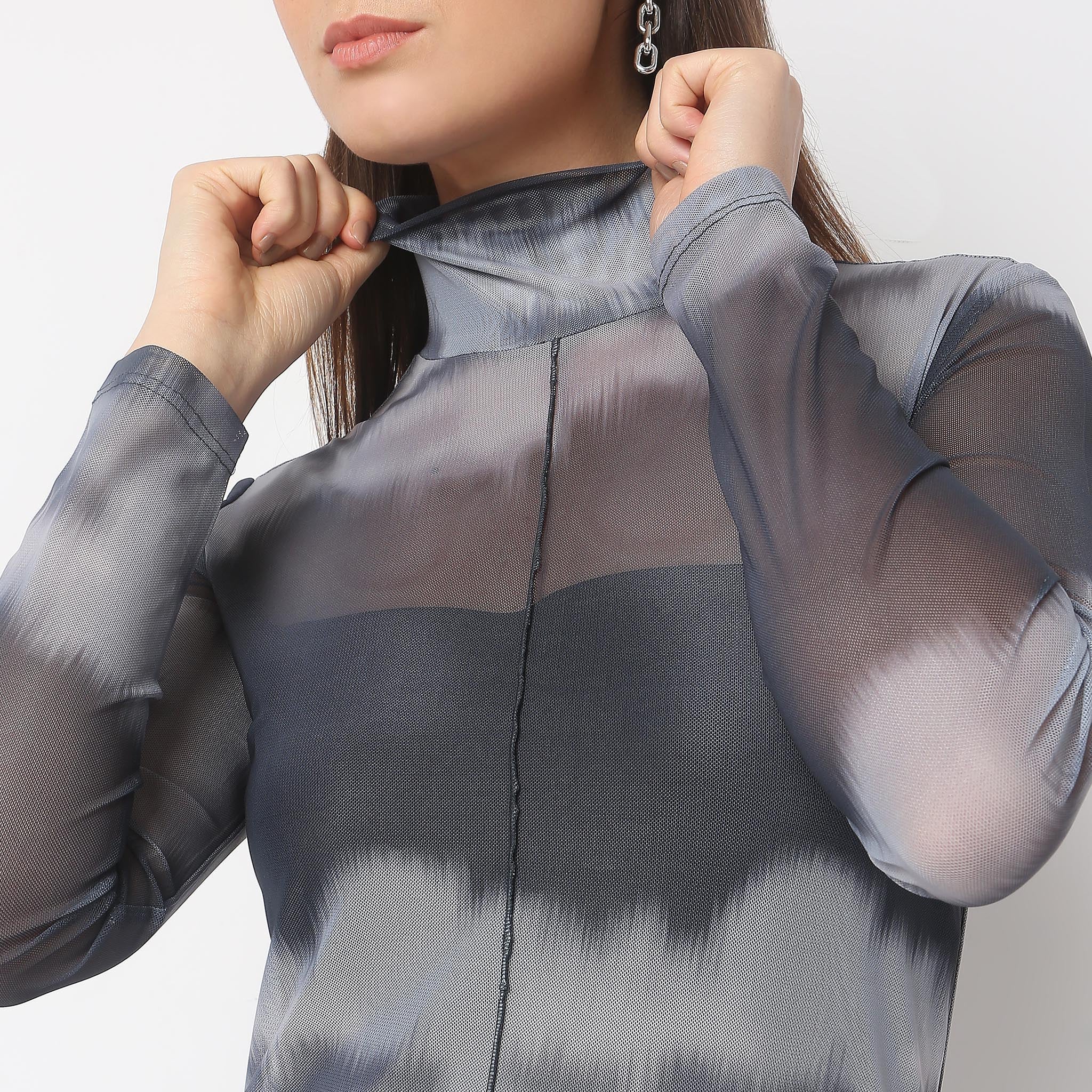 Regular Fit Printed Dress - Image 4