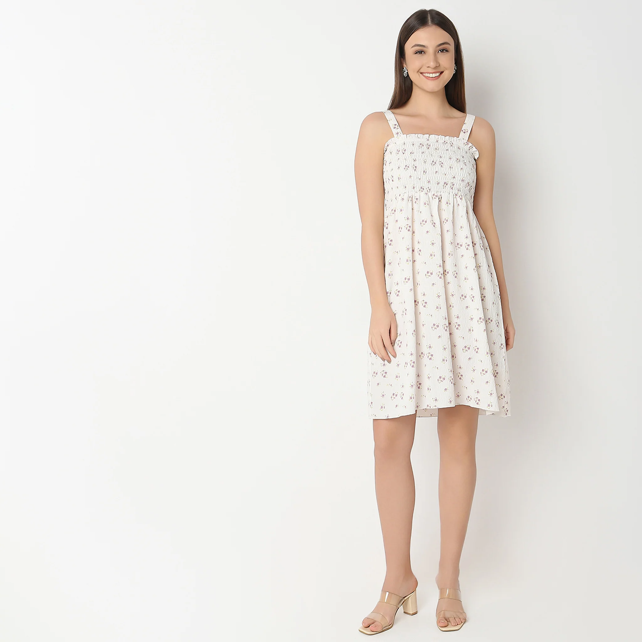 Regular Fit Printed Dress - Image 2