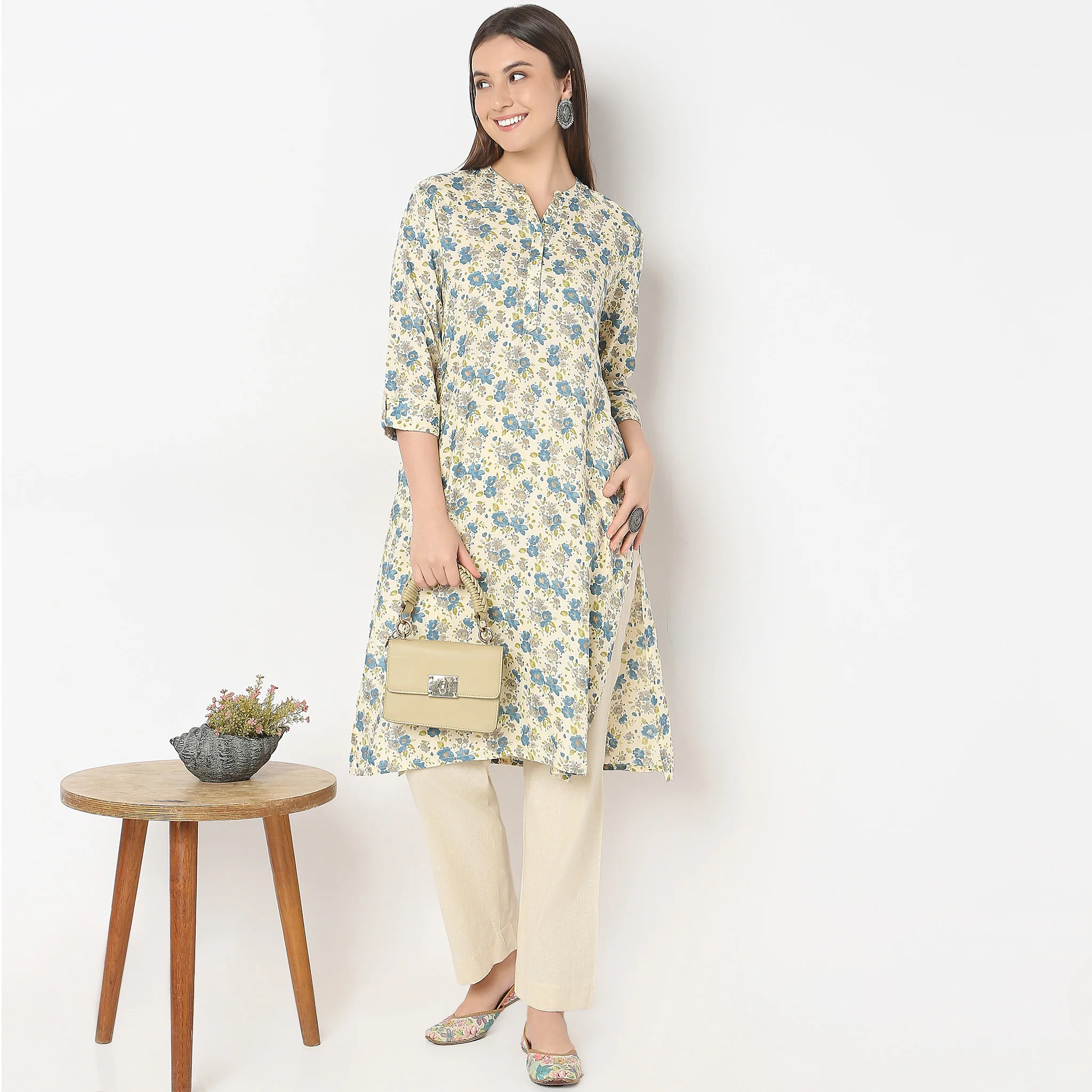 Regular Fit Printed Kurta
