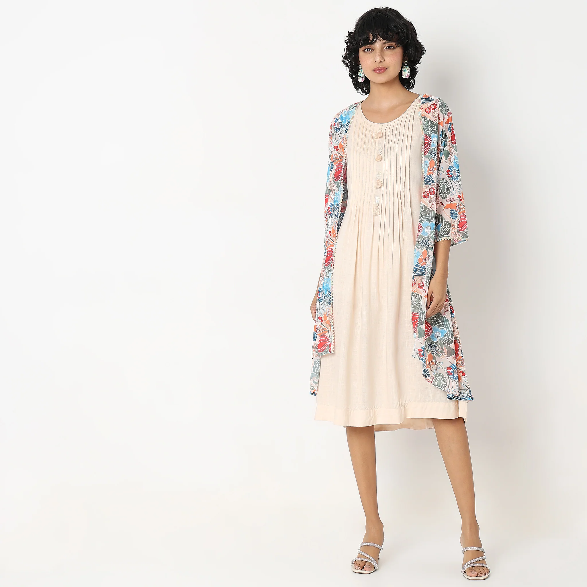 Regular Fit Printed Kurta - Image 2