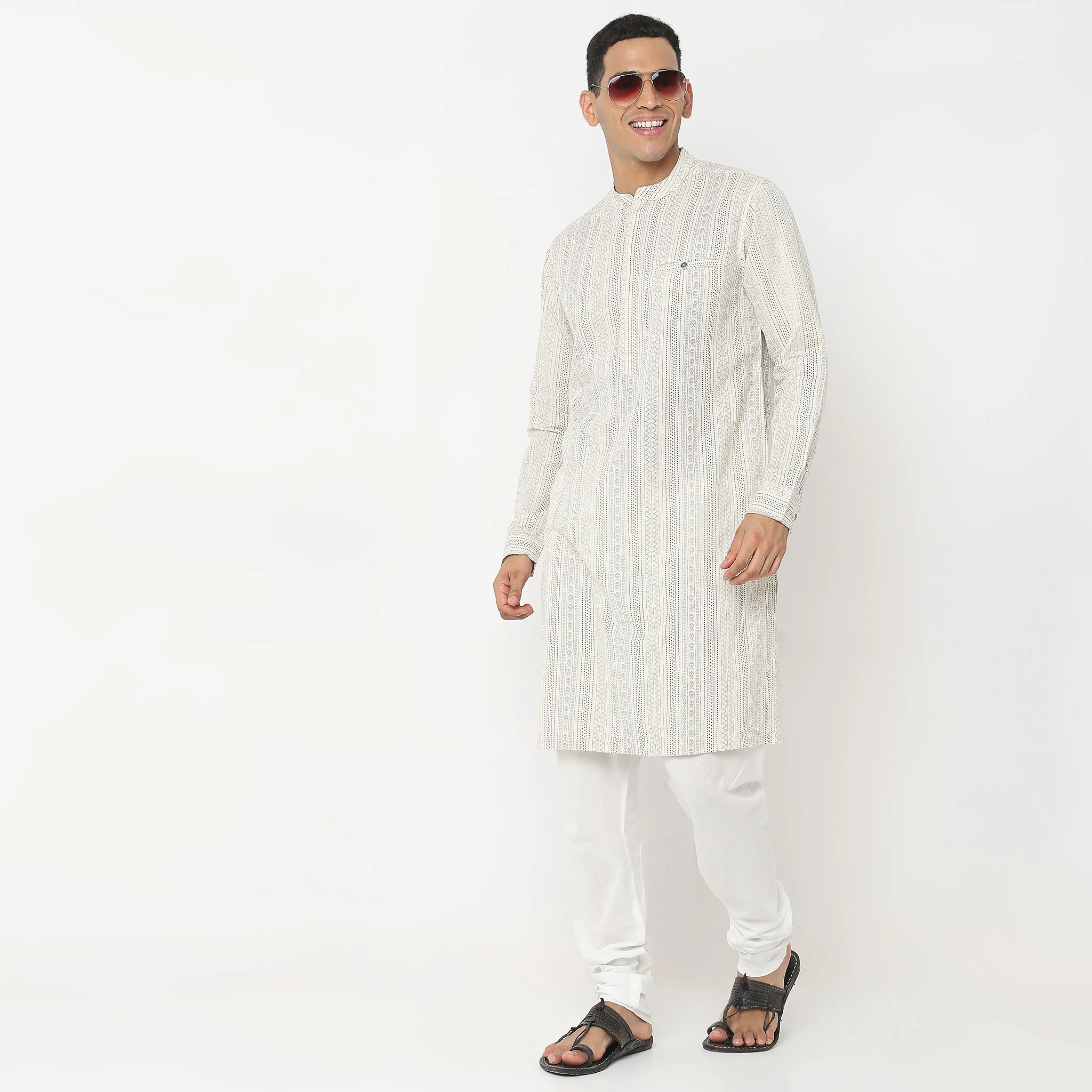 Regular Fit Printed Kurta