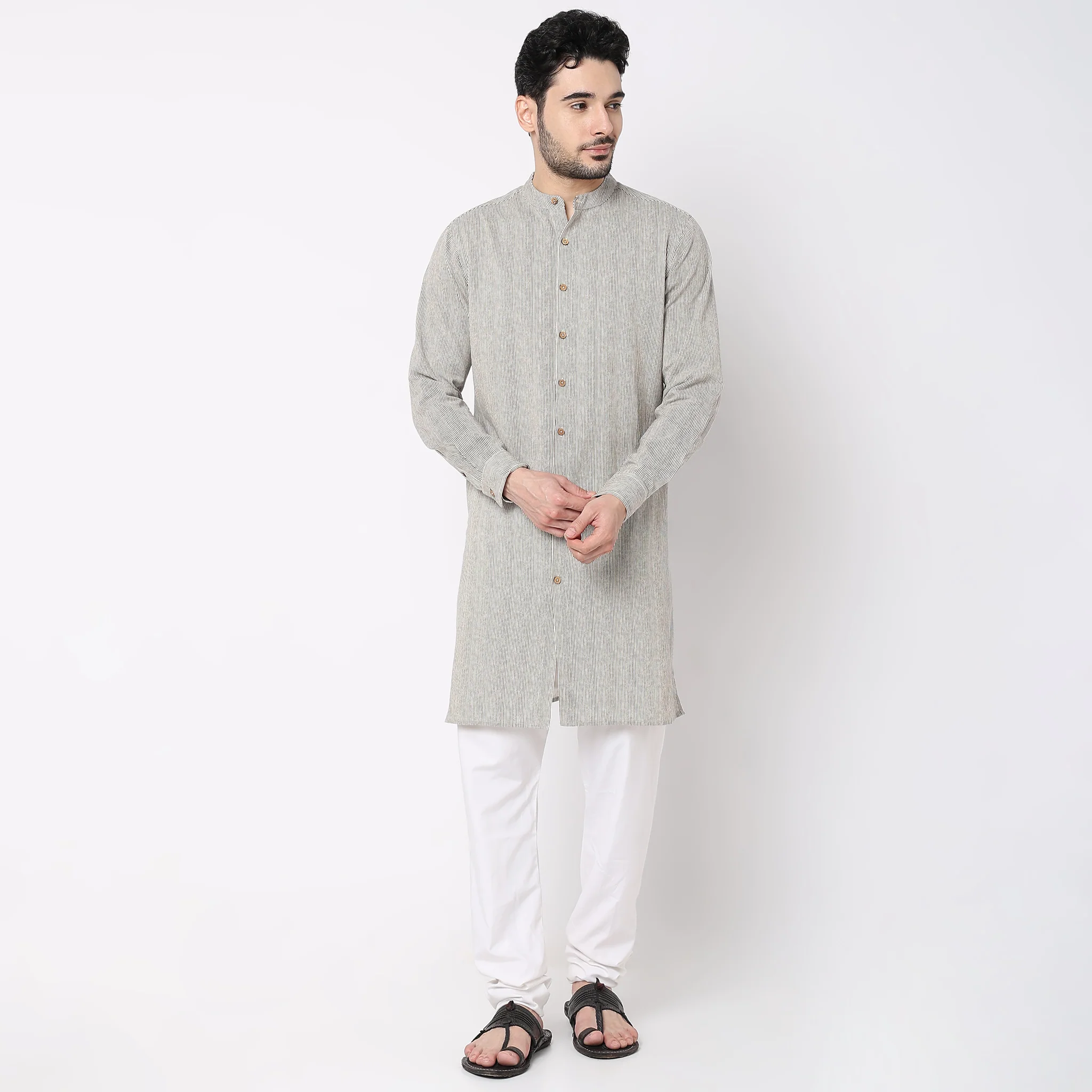 Regular Fit Printed Kurta - Image 2
