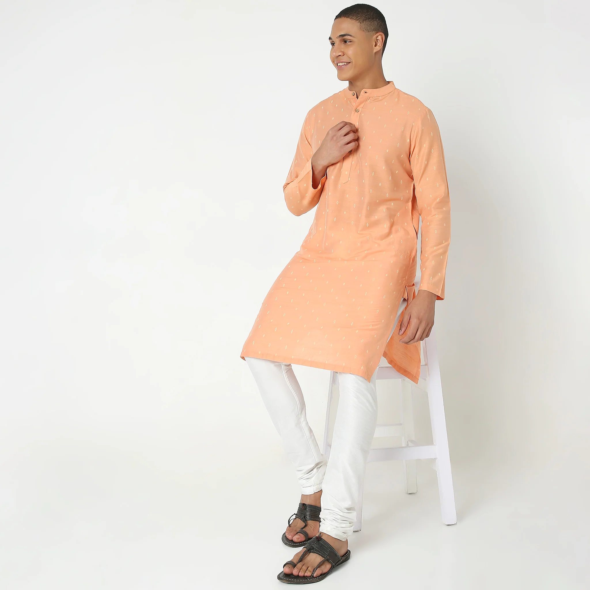 Regular Fit Printed Kurta