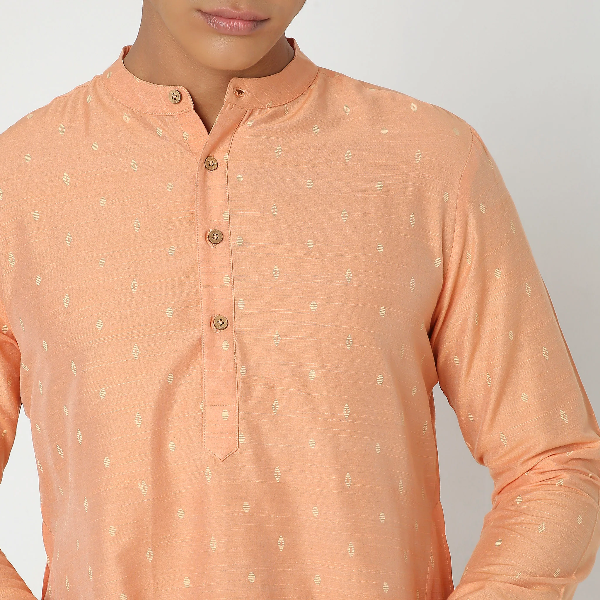Regular Fit Printed Kurta - Image 4