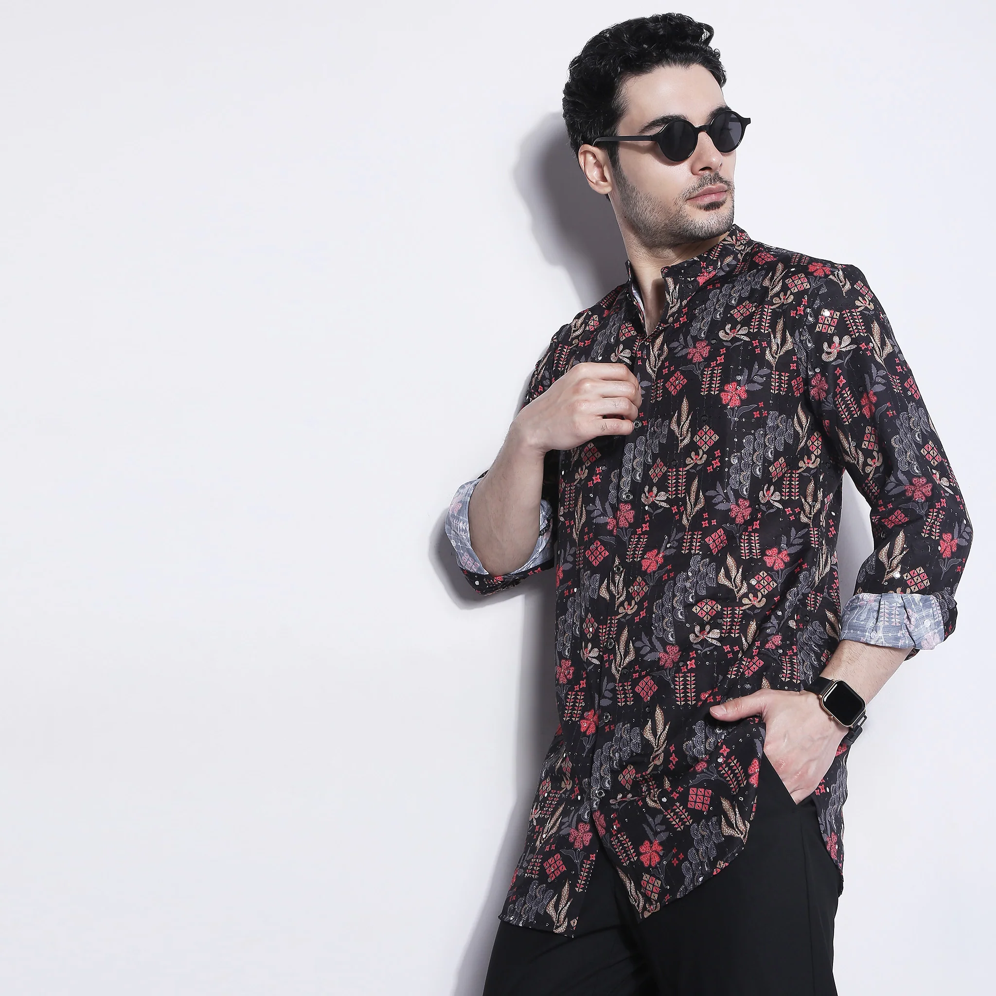 Regular Fit Printed Kurta - Image 5