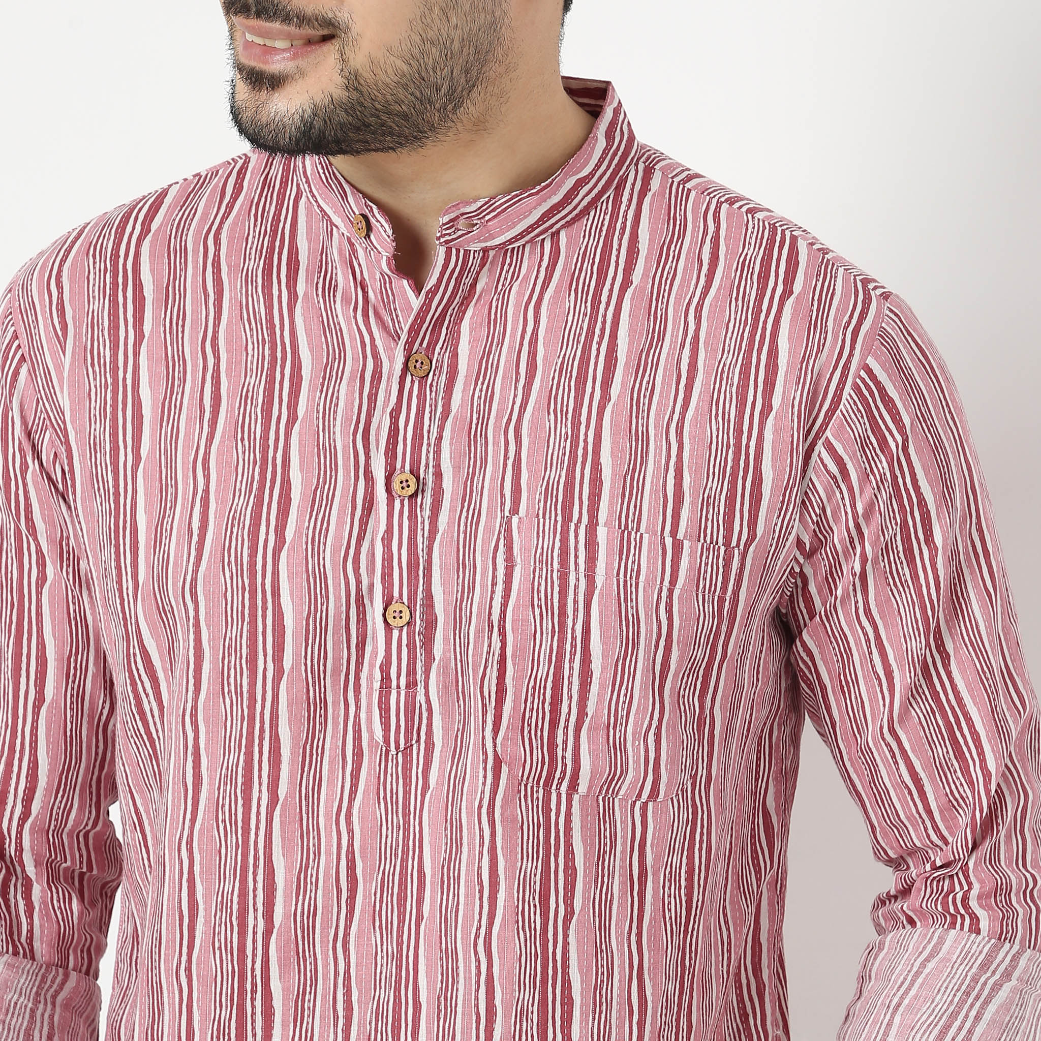 Kurta Shirt™ - Regular Fit Printed Half Sleeve - Image 4