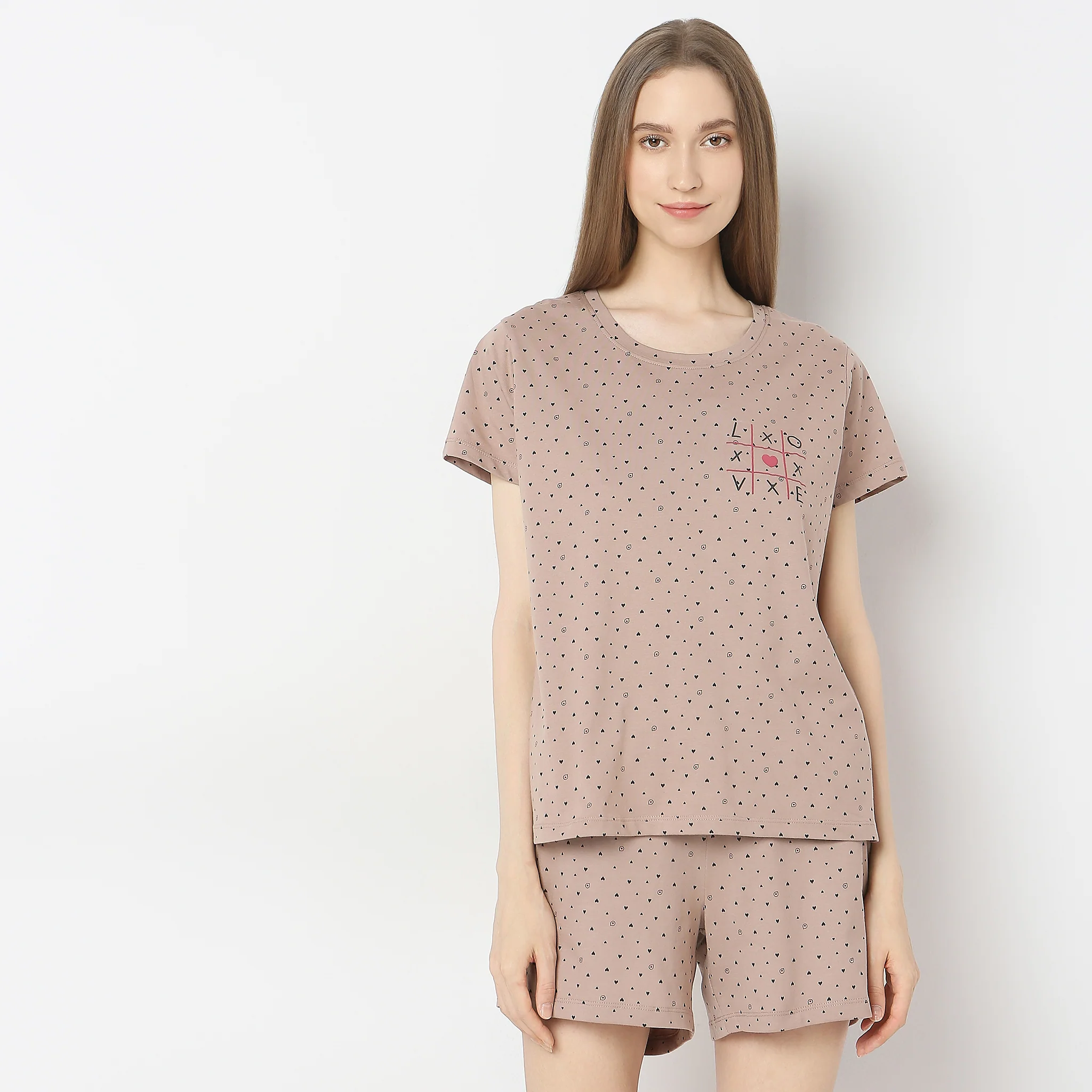 Knitted Printed Lounge T-Shirt - Image 2