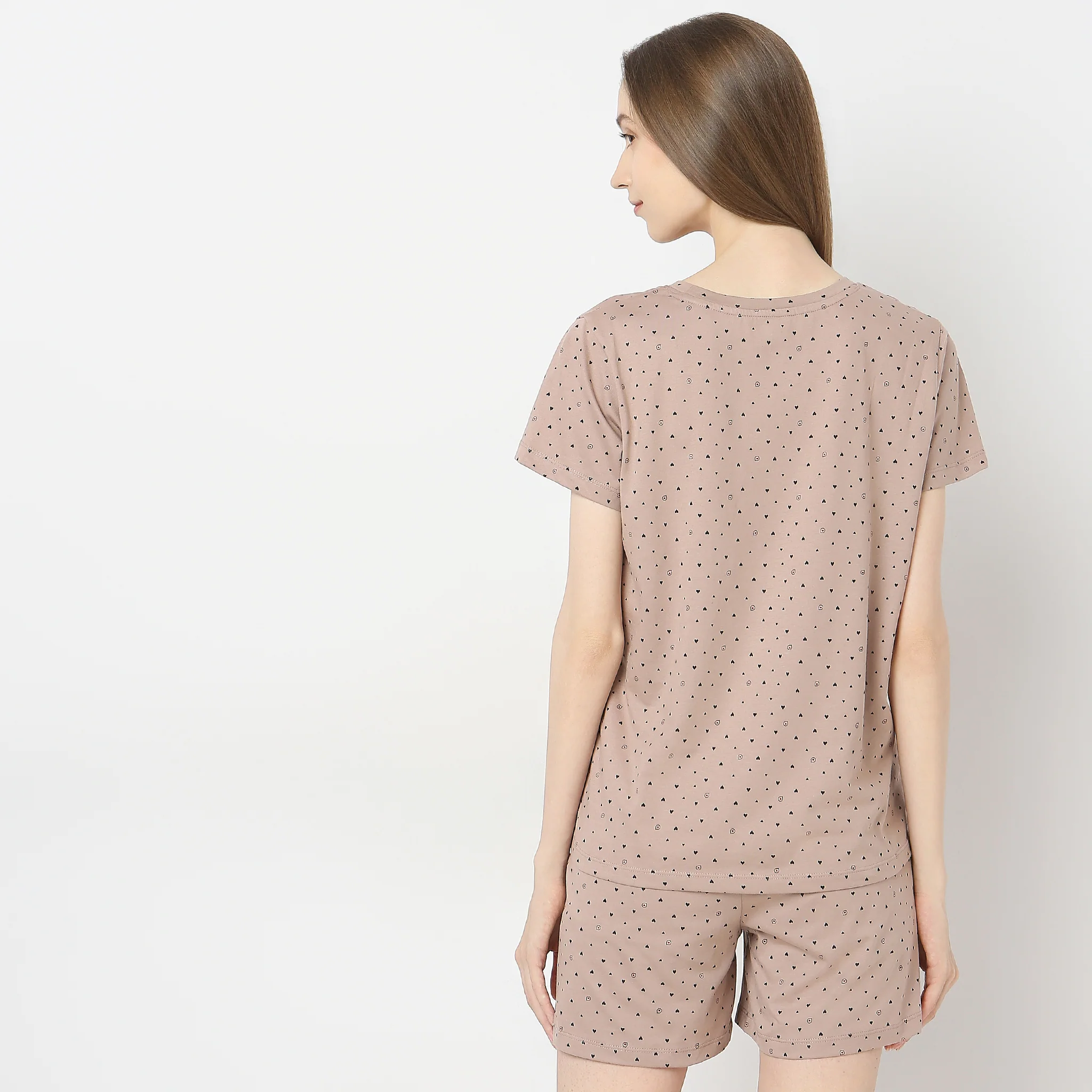 Knitted Printed Lounge T-Shirt - Image 3