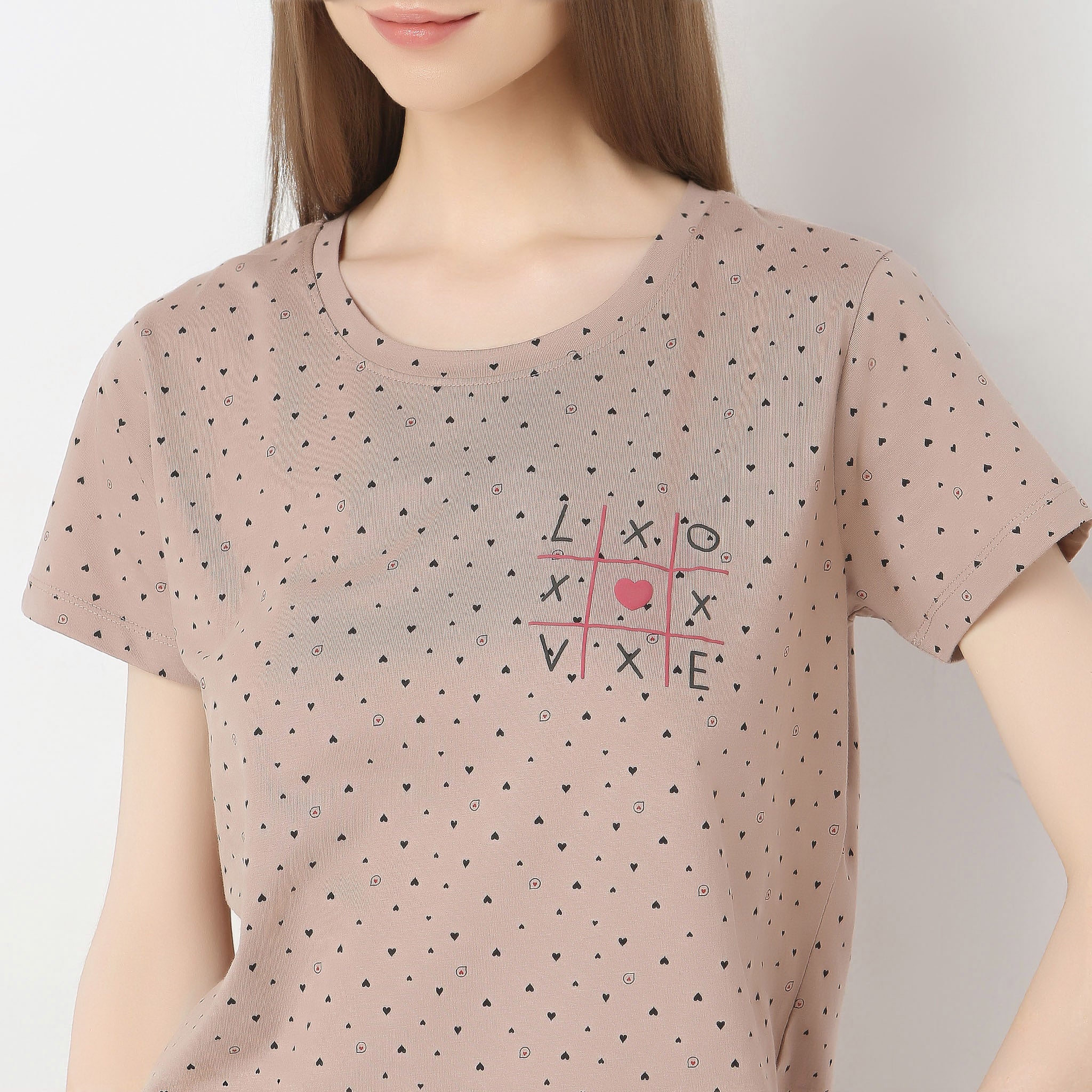 Knitted Printed Lounge T-Shirt - Image 4