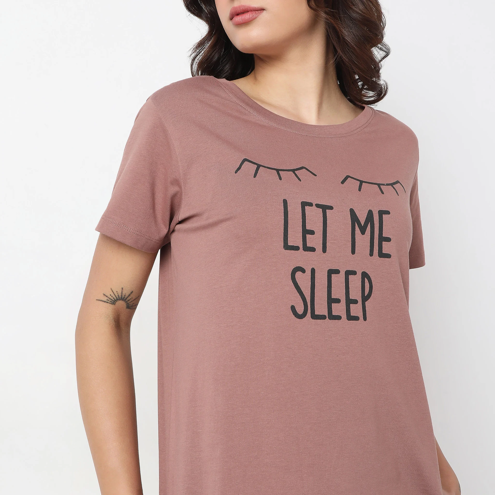 Knitted Printed Lounge T-Shirt - Image 4
