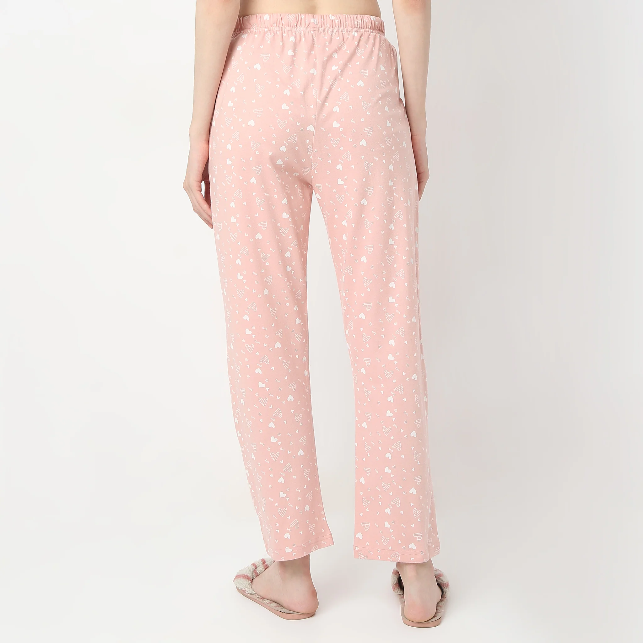 Printed Full Length Heart Core Lounge Pyjamas - Image 3