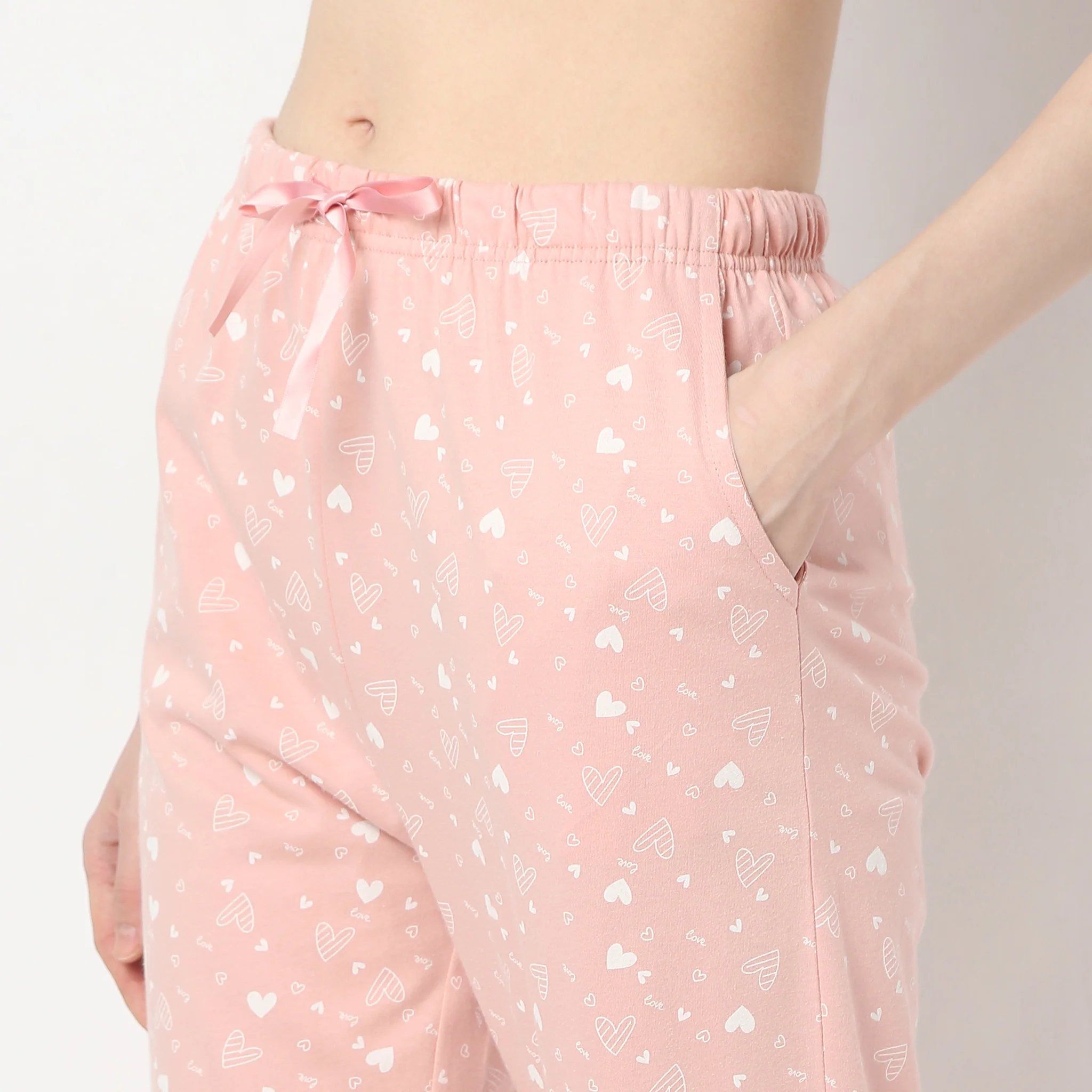 Printed Full Length Heart Core Lounge Pyjamas - Image 4
