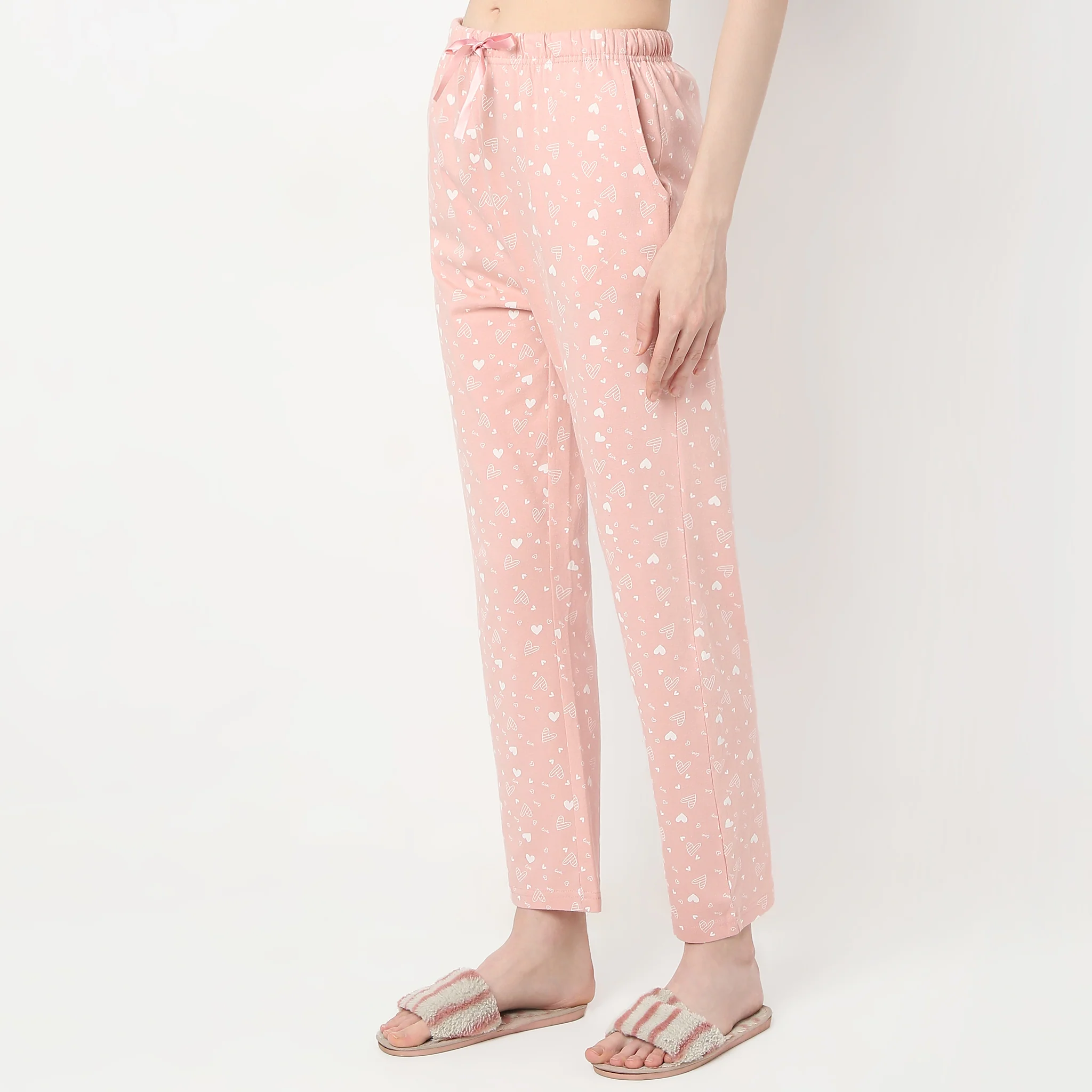 Printed Full Length Heart Core Lounge Pyjamas - Image 5