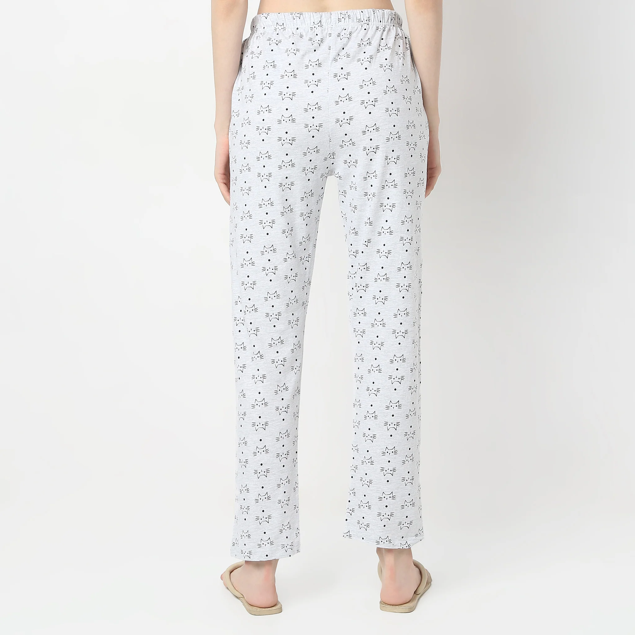 Printed Full Length Animal Core Lounge Pyjamas - Image 3