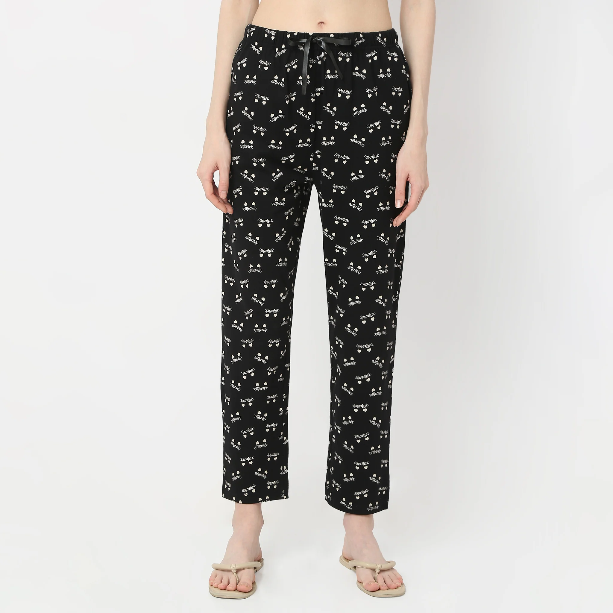 Printed Full Length Heart Core Lounge Pyjamas - Image 2