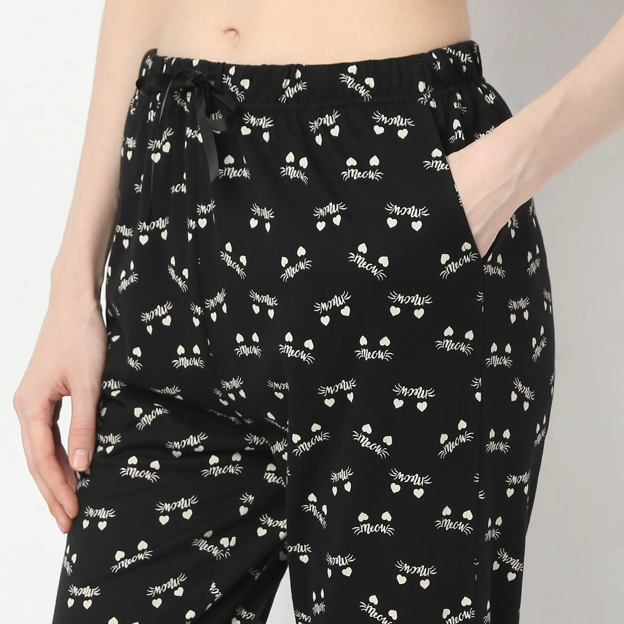 Printed Full Length Heart Core Lounge Pyjamas - Image 4
