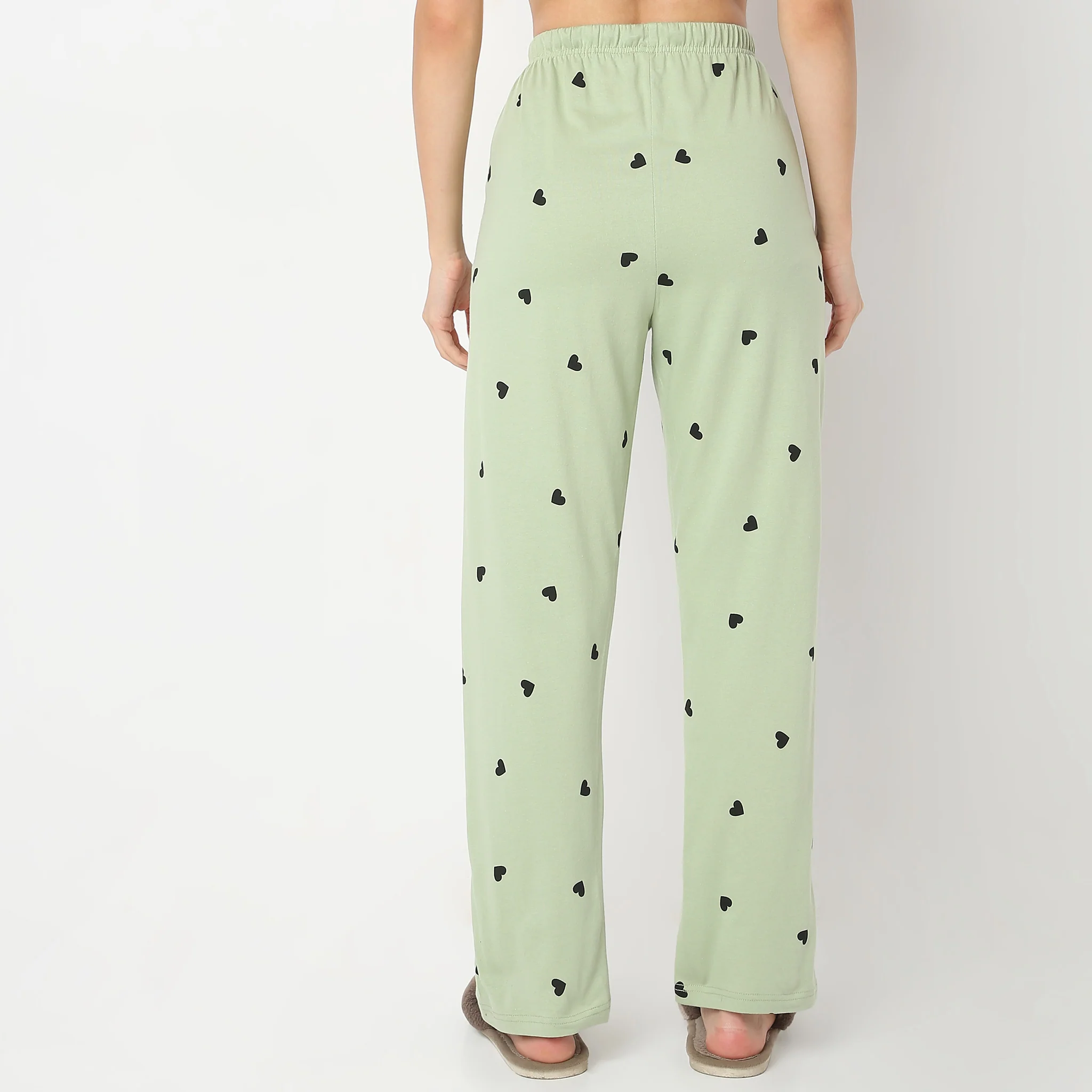Printed Full Length Heart Core Lounge Pyjamas - Image 3