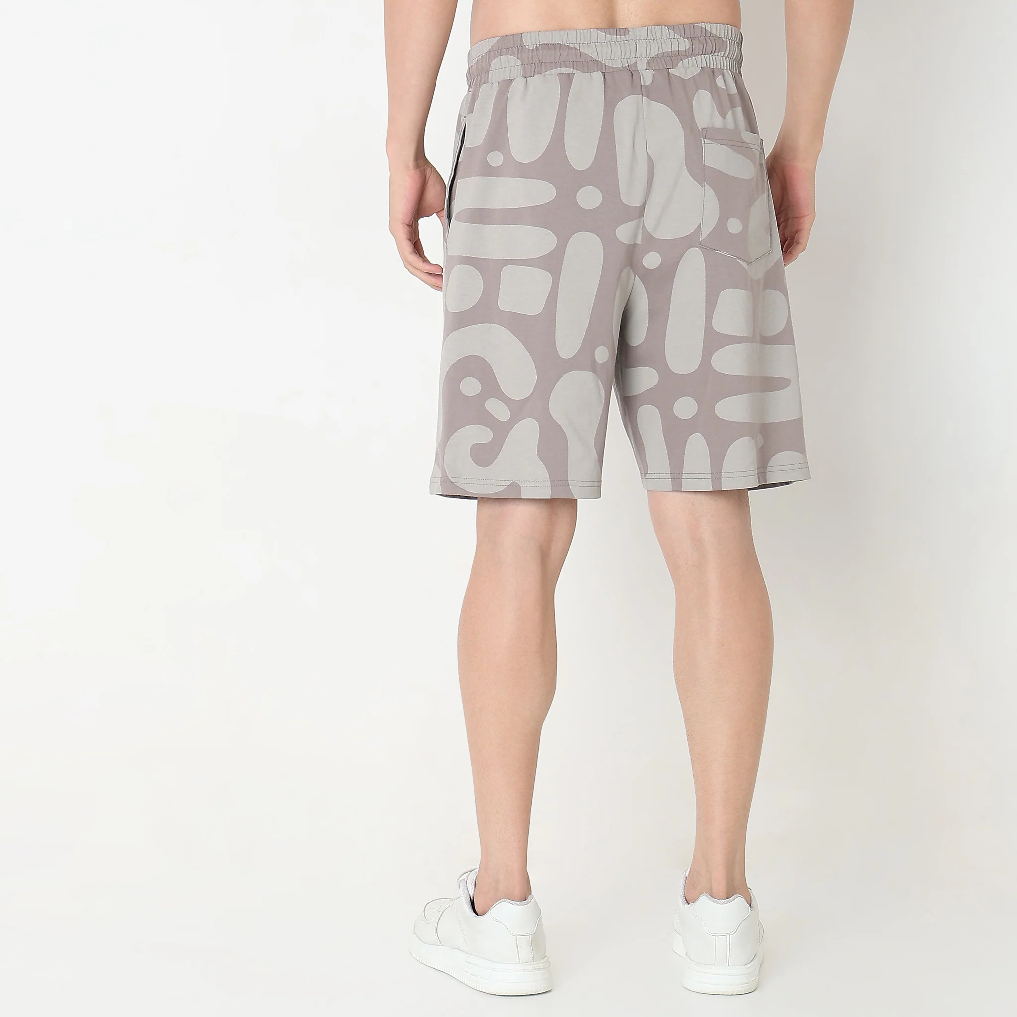 Mid Rise Aviator Shorts - Image 3