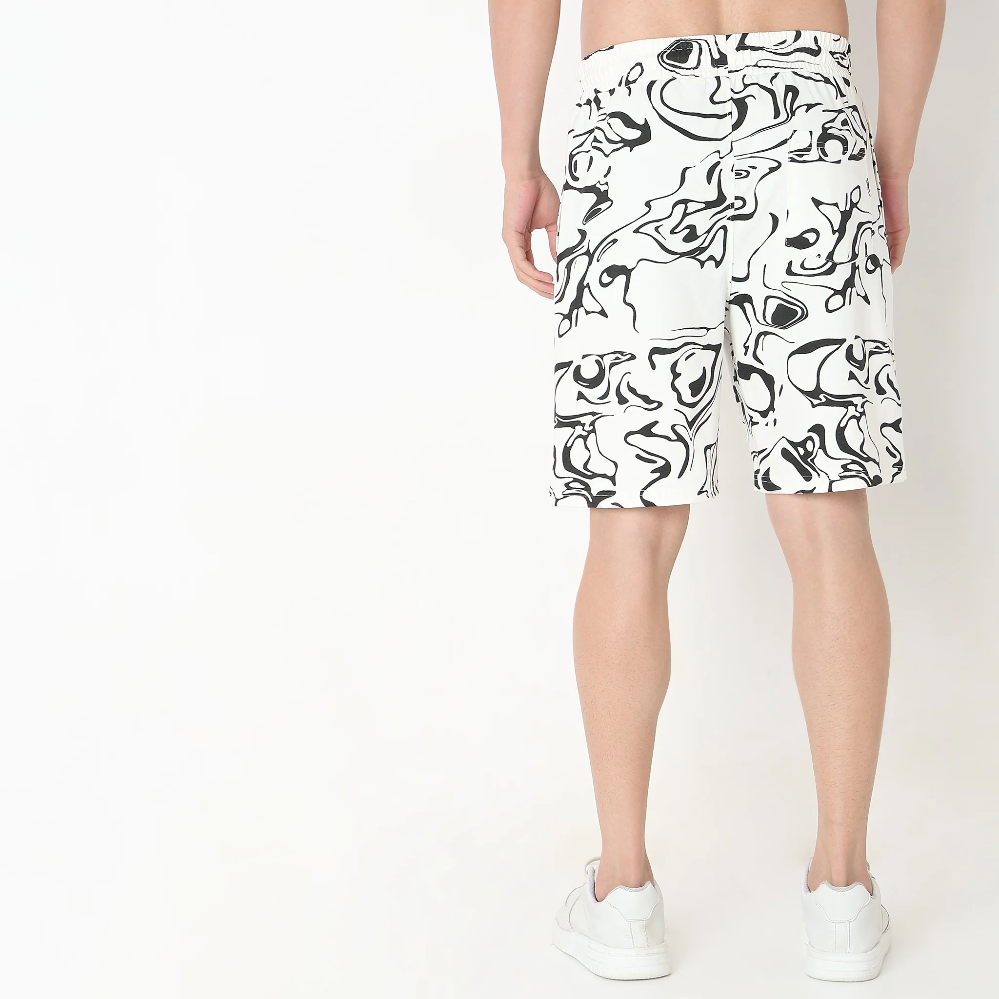 Uni Sets™ Aviator Printed Coordinated Look Mid Rise Shorts - Image 3
