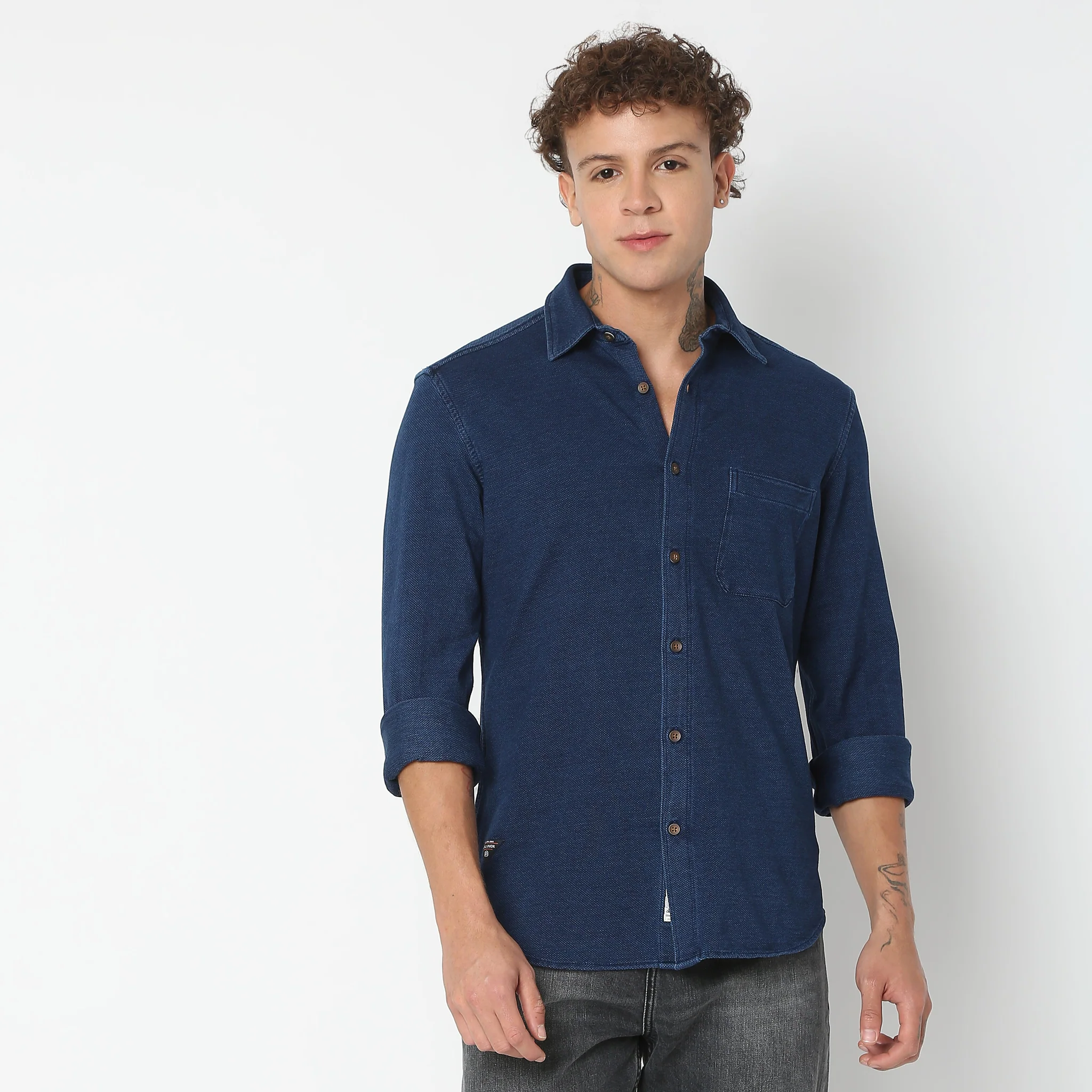 Regular Fit Printed Shirt - Image 2