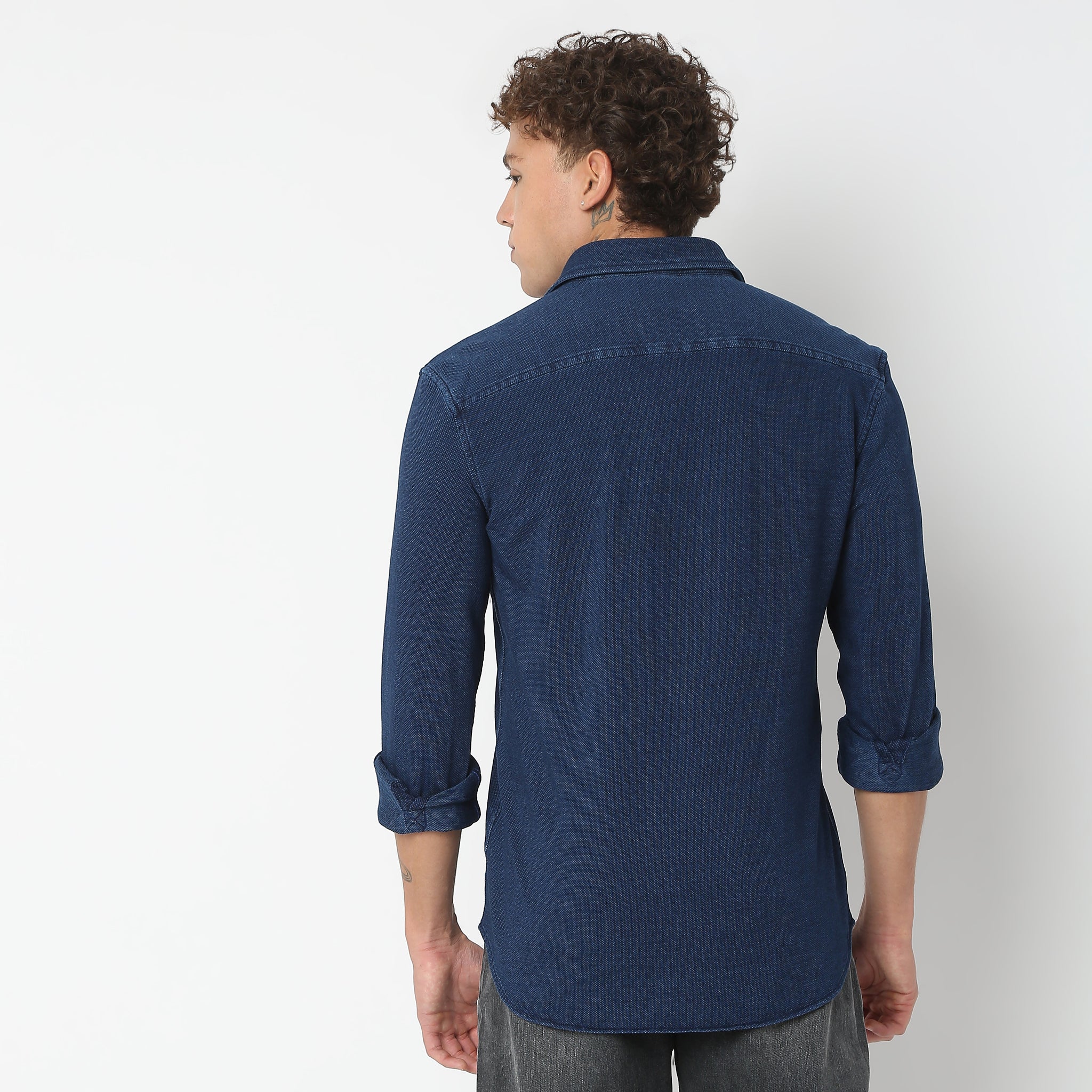 Regular Fit Printed Shirt - Image 3