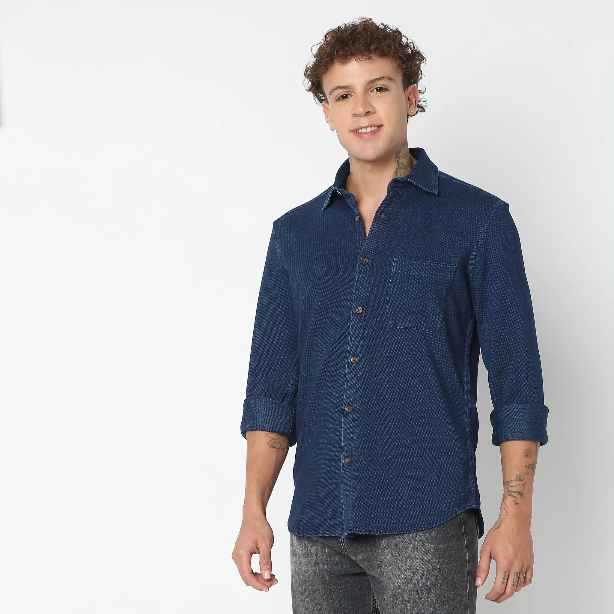 Regular Fit Printed Shirt - Image 5